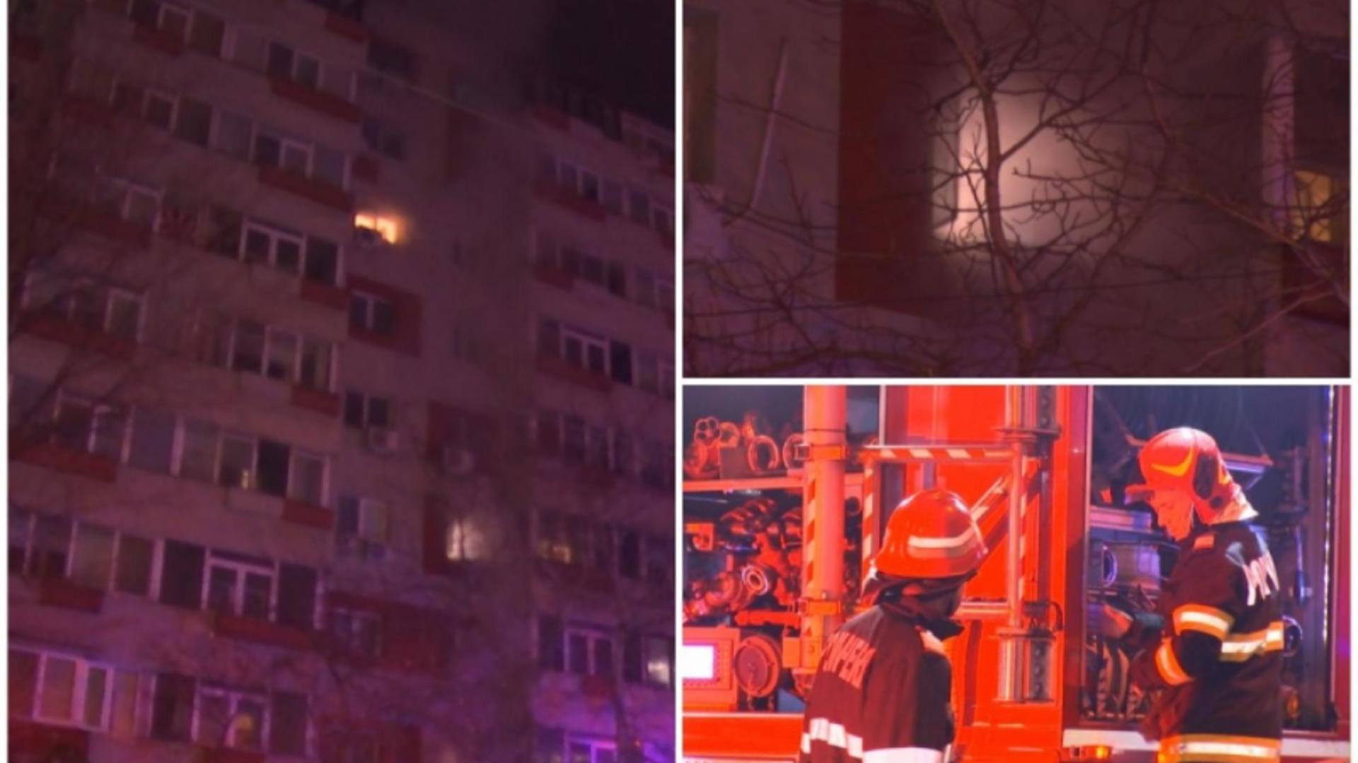 Incendiu în zona Victoriei din București. O femeie a murit pe loc. Pompierii, șocați de descoperirea bizară din apartamentul victimei
