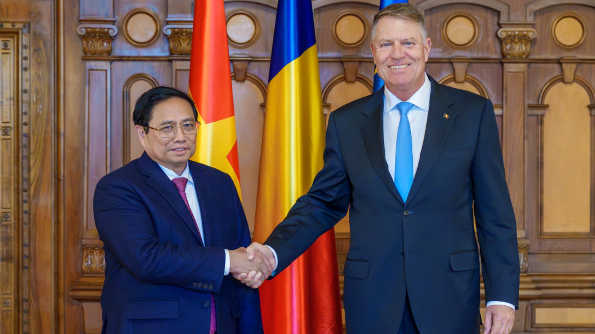 Klaus Iohannis, după întâlnirea cu premierul din Vietnam: „O nouă oportunitate de impulsionare a dezvoltării relaţiilor bilaterale”