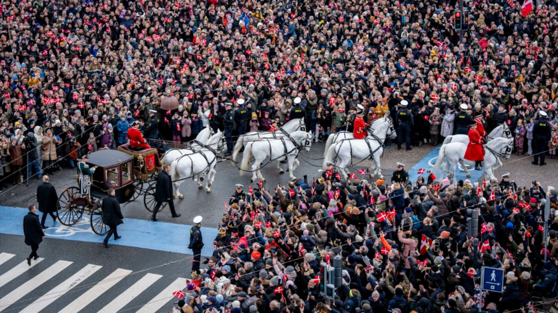 Circa 200 de mii de danezi au urmărit ceremonia (Profimedia)