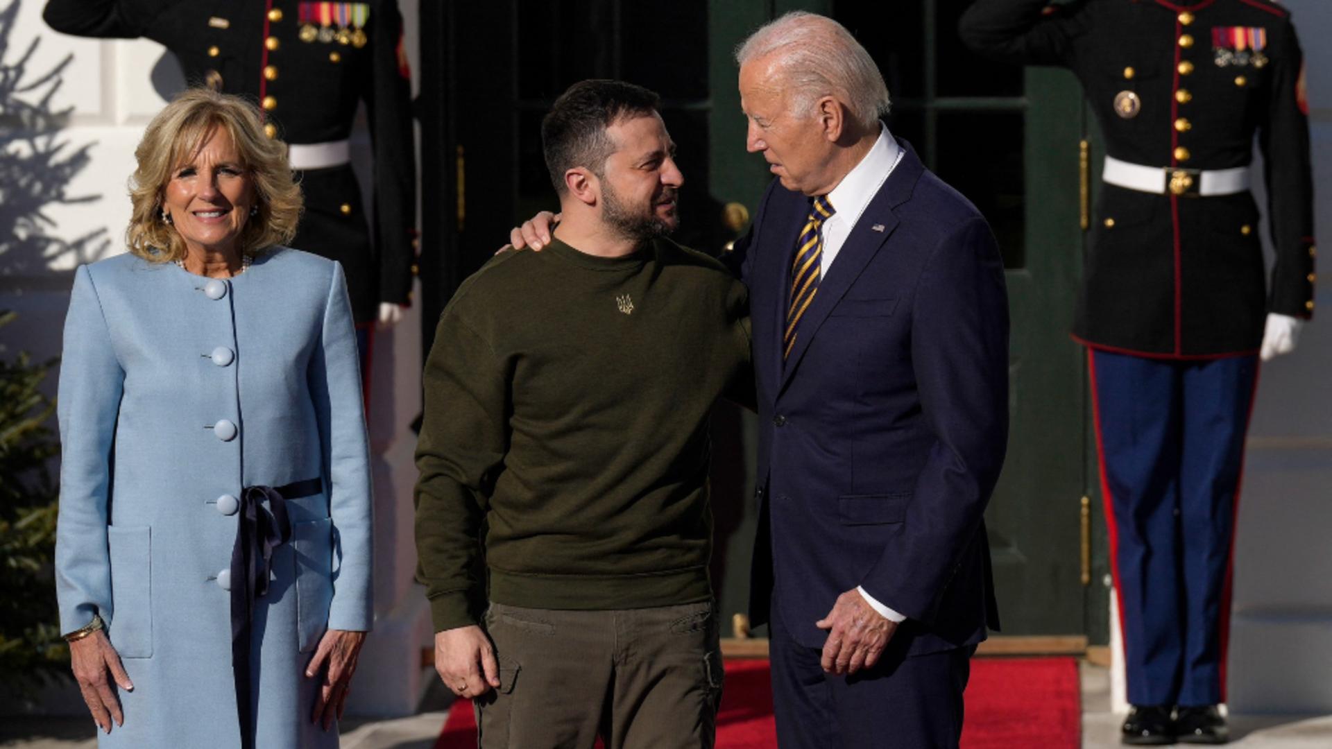 Biden a lăsat în aer ajutorul financiar și militar pentru Zelenski. Foto/Profimedia