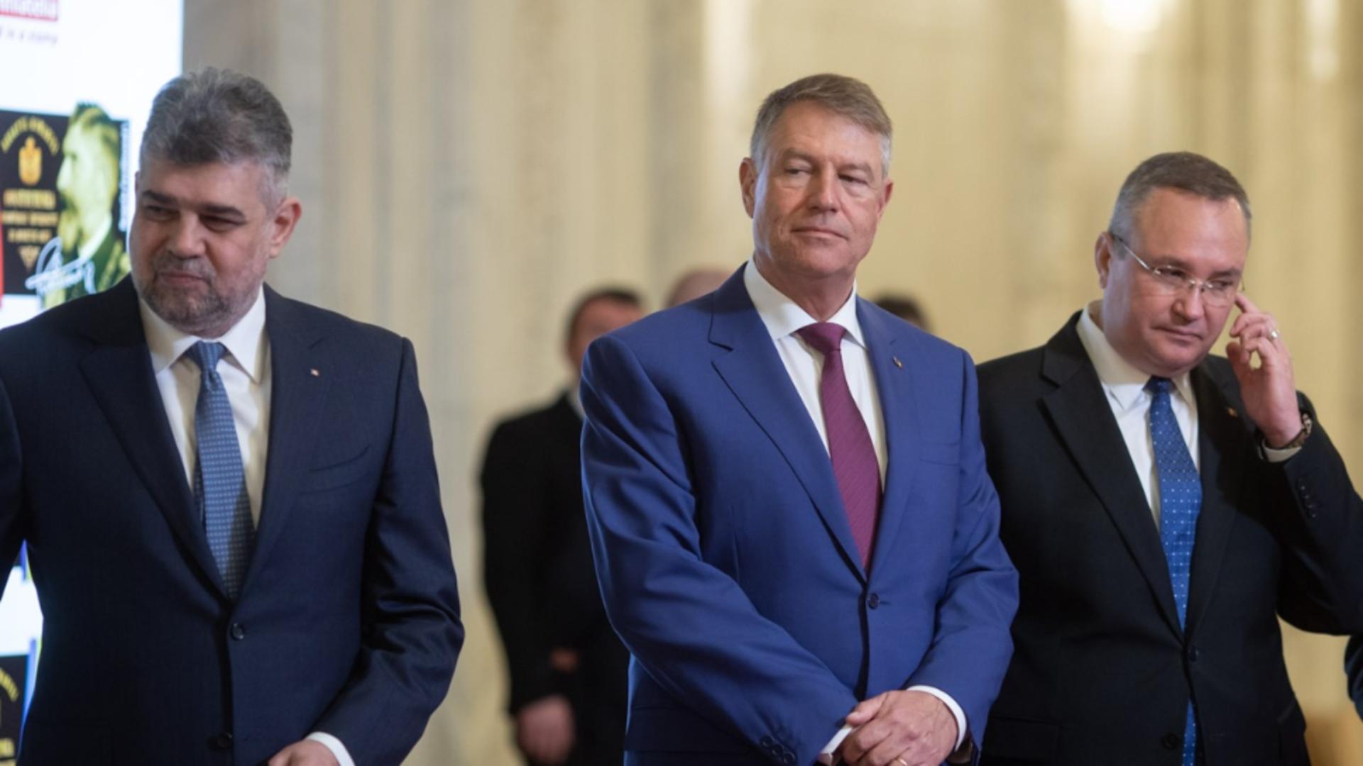Iohannis plecă, iar Ciucă și Ciolacu nu se pun de acord cu data alegerilor prezidențiale. Foto/Inquam