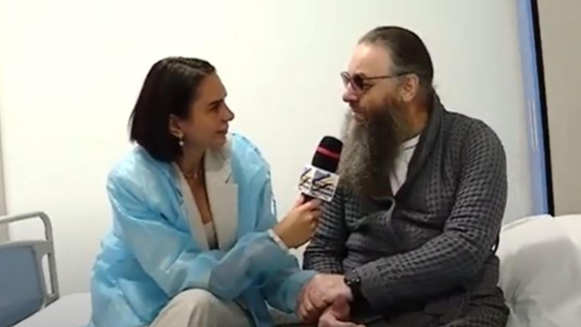 Părintele Mihail Jar, interviu exclusiv înainte de operație. Mărturii cumplite: Am vrut să-mi duc singur durerea – VIDEO