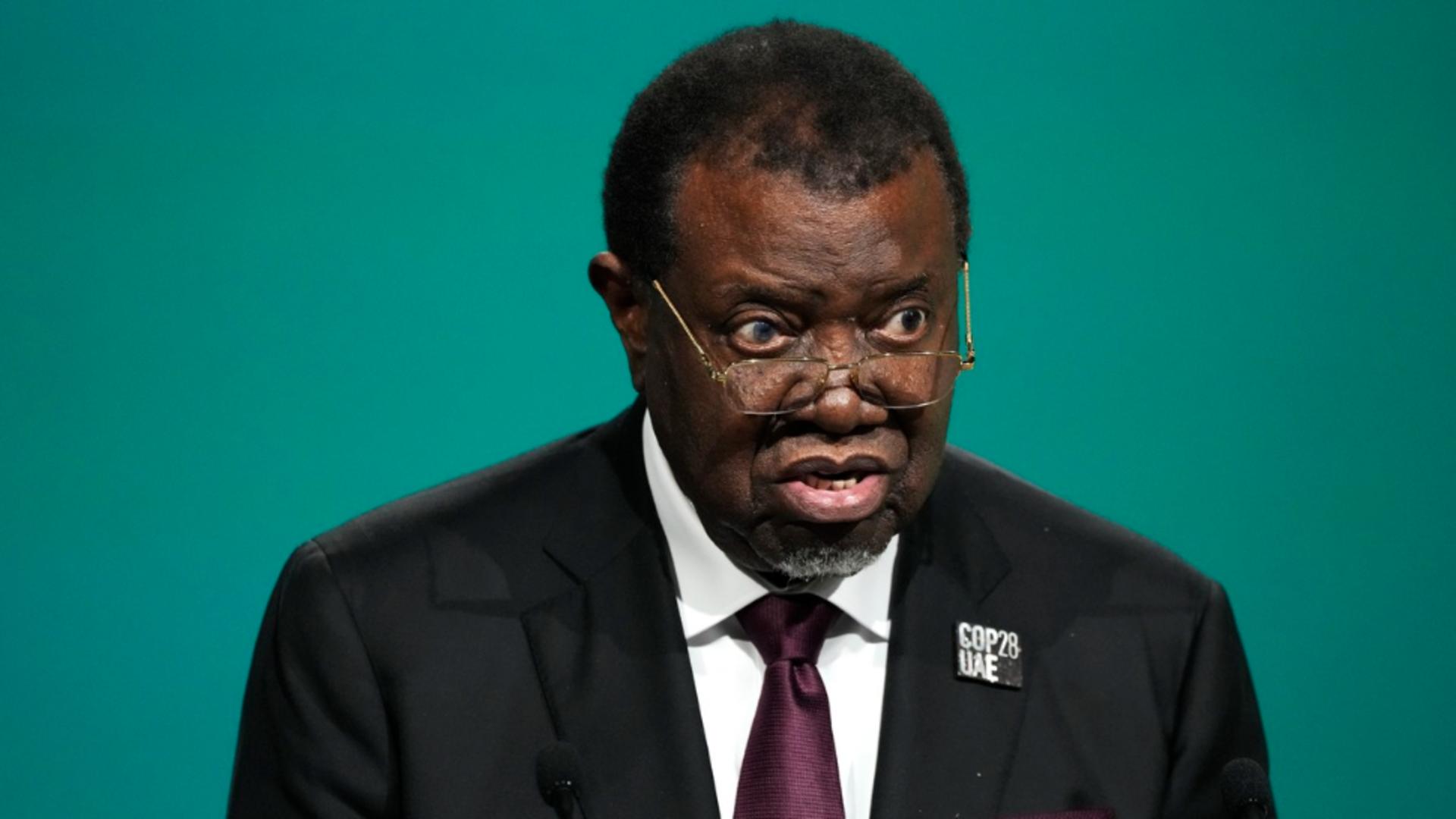 Președintele Namibiei a murit. Boala cumplită de care suferea Hage Geingob