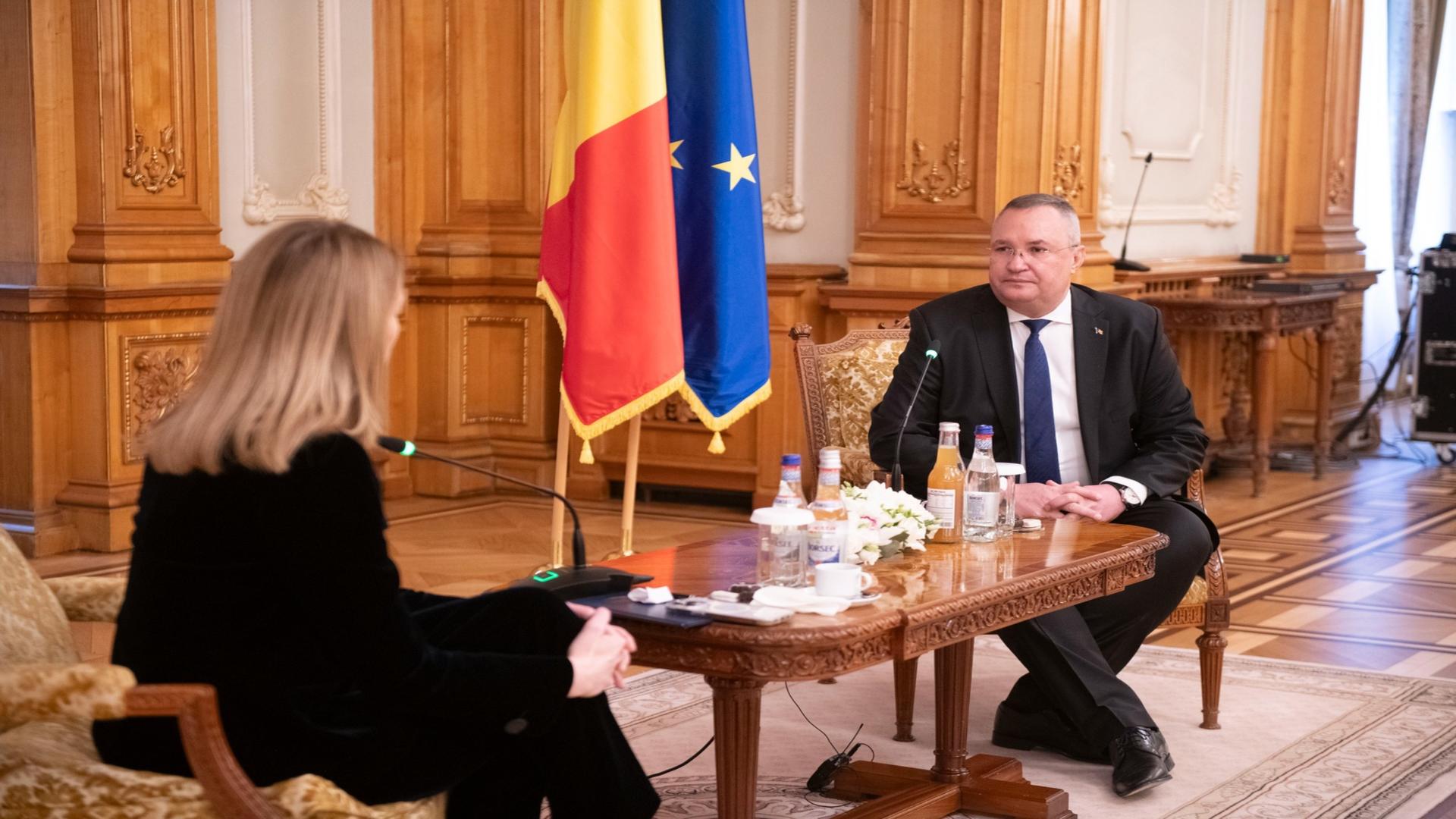Nicolae Ciucă, după discuțiile cu Roberta Metsola: Miza alegerilor din iunie este păstrarea într-o poziție fruntașă a forțelor pro-europene