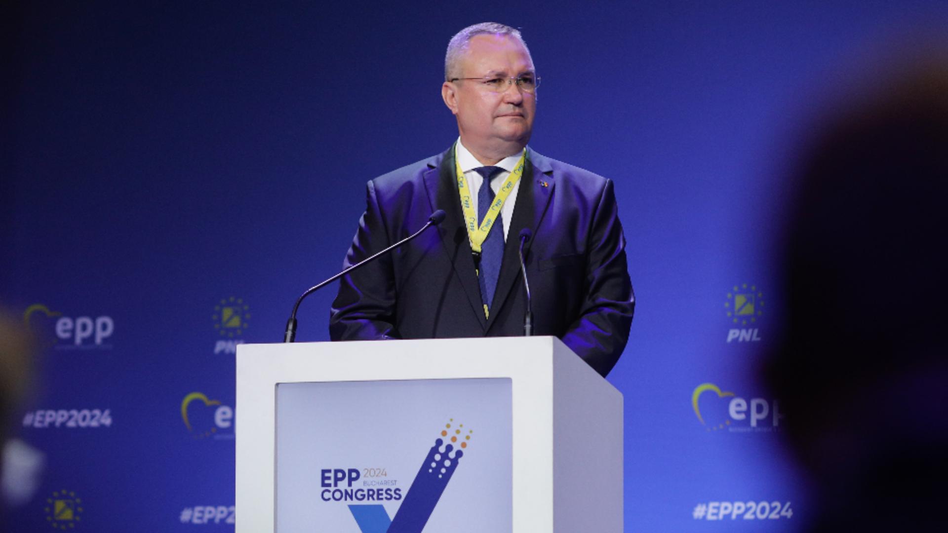 Nicolae Ciucă: „O victorie pentru România, la Congresul PPE: Aderarea cât mai curând posibil a României la Spațiul Schengen a fost adoptată în unanimitate”