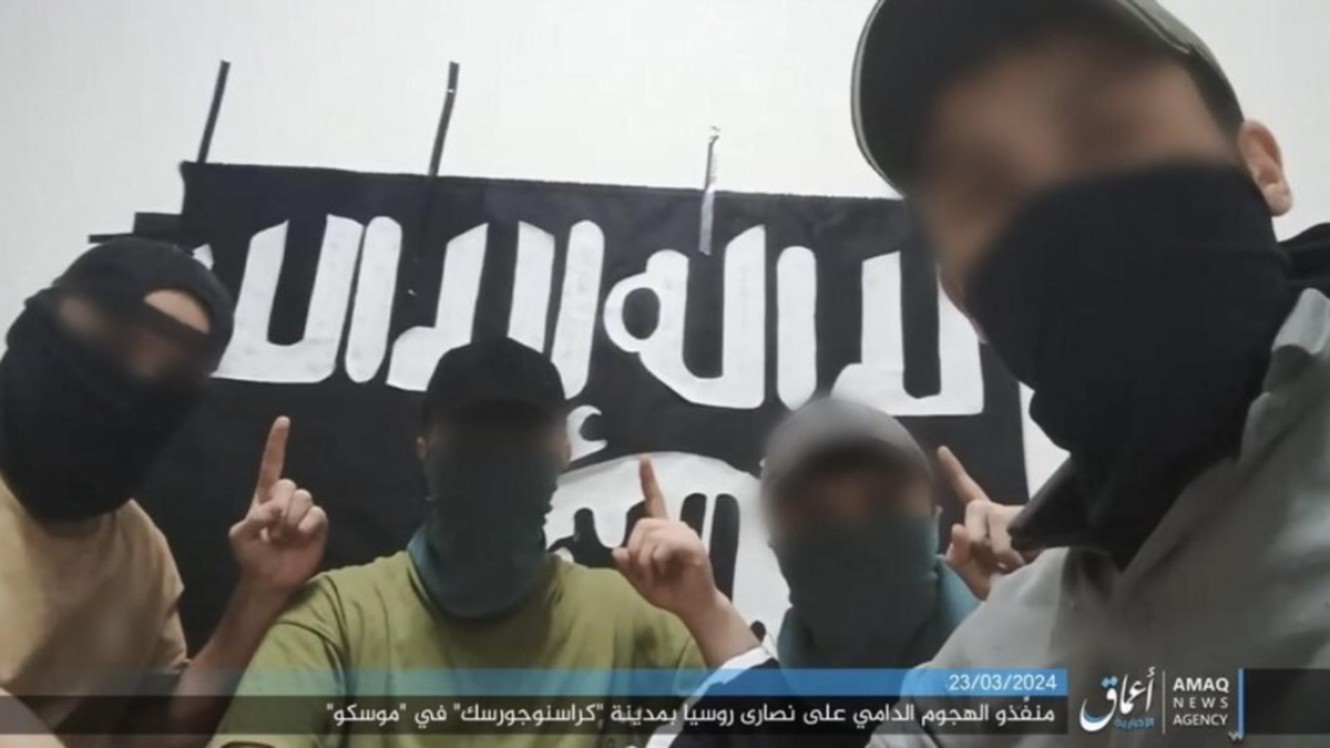 Poza a fost postata de gruparea teroristă Stat Islamic. Foto/SI