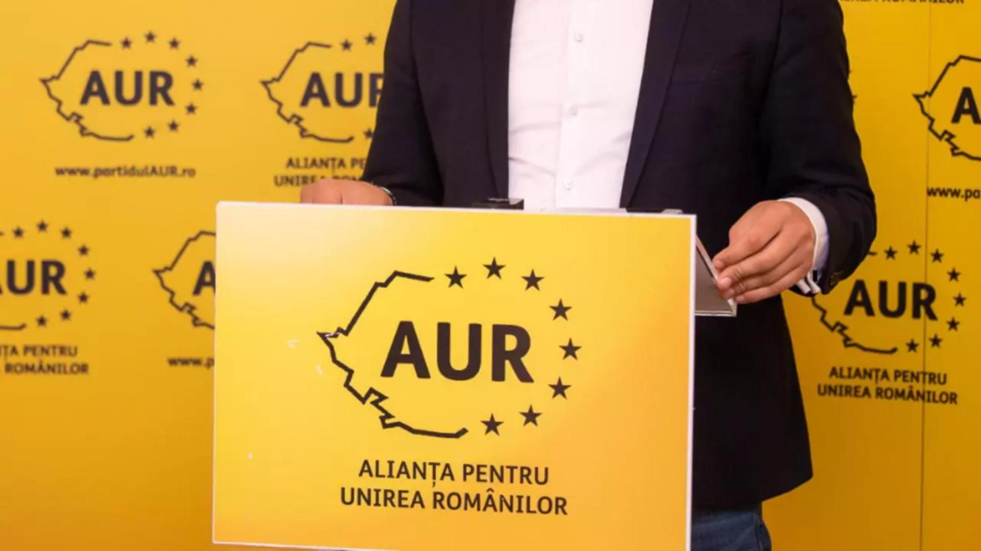 AUR și-a prezentat oficial candidatul la Primăria Capitalei