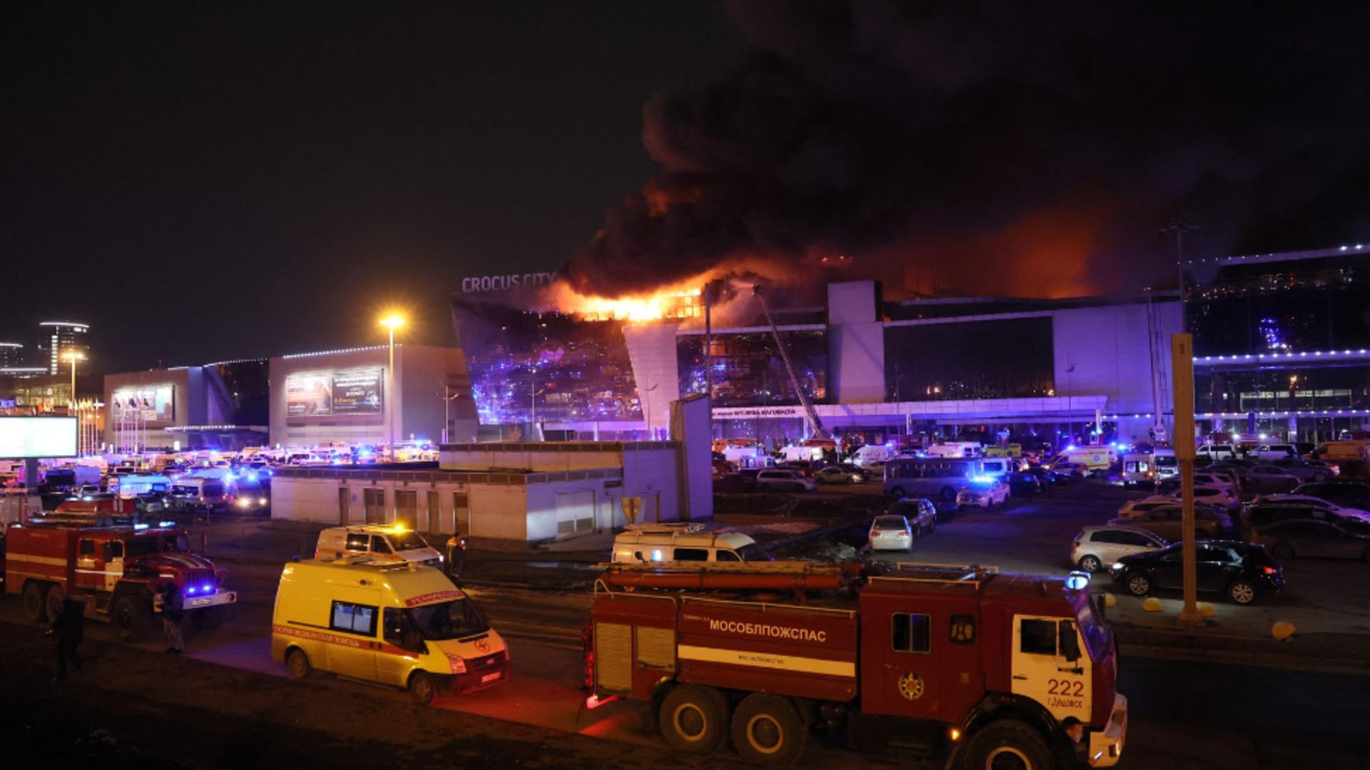 UE condamnă atacurile de la centrul comercial Crocus. Foto/Profimedia