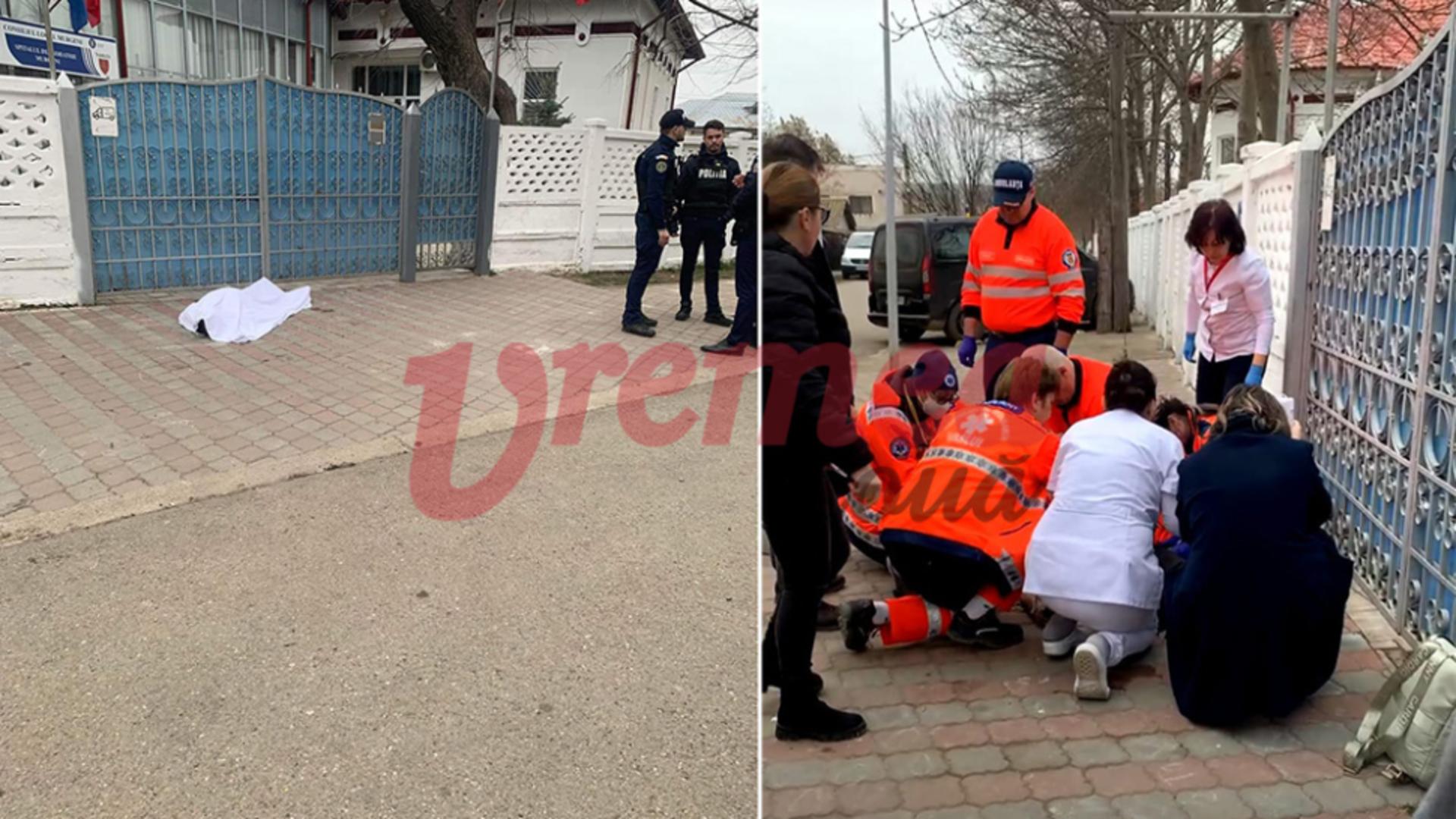 Un nou incident la Spitalul Murgeni, din Vaslui. Un om a murit chiar în fața porții unității medicale