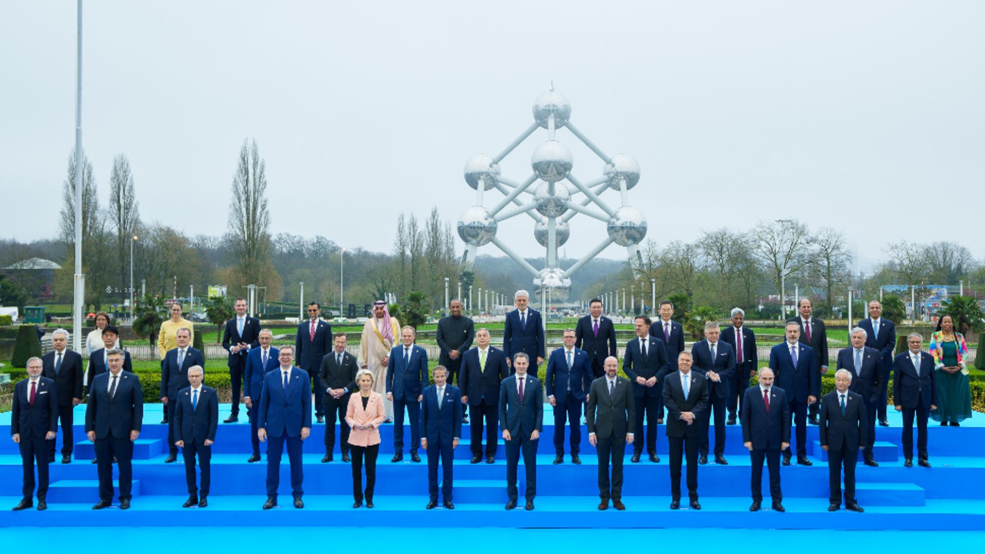 Iohannis: România, gata să devină un lider regional în operarea şi implementarea energiei nucleare. Mesaj de forță transmis de la Bruxelles