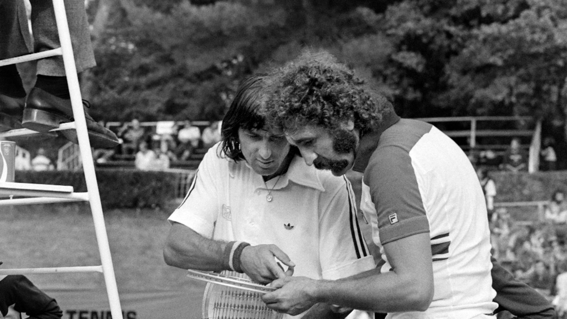 IOn Tiriac si Ilie Năstase în 1977 (Profimedia)