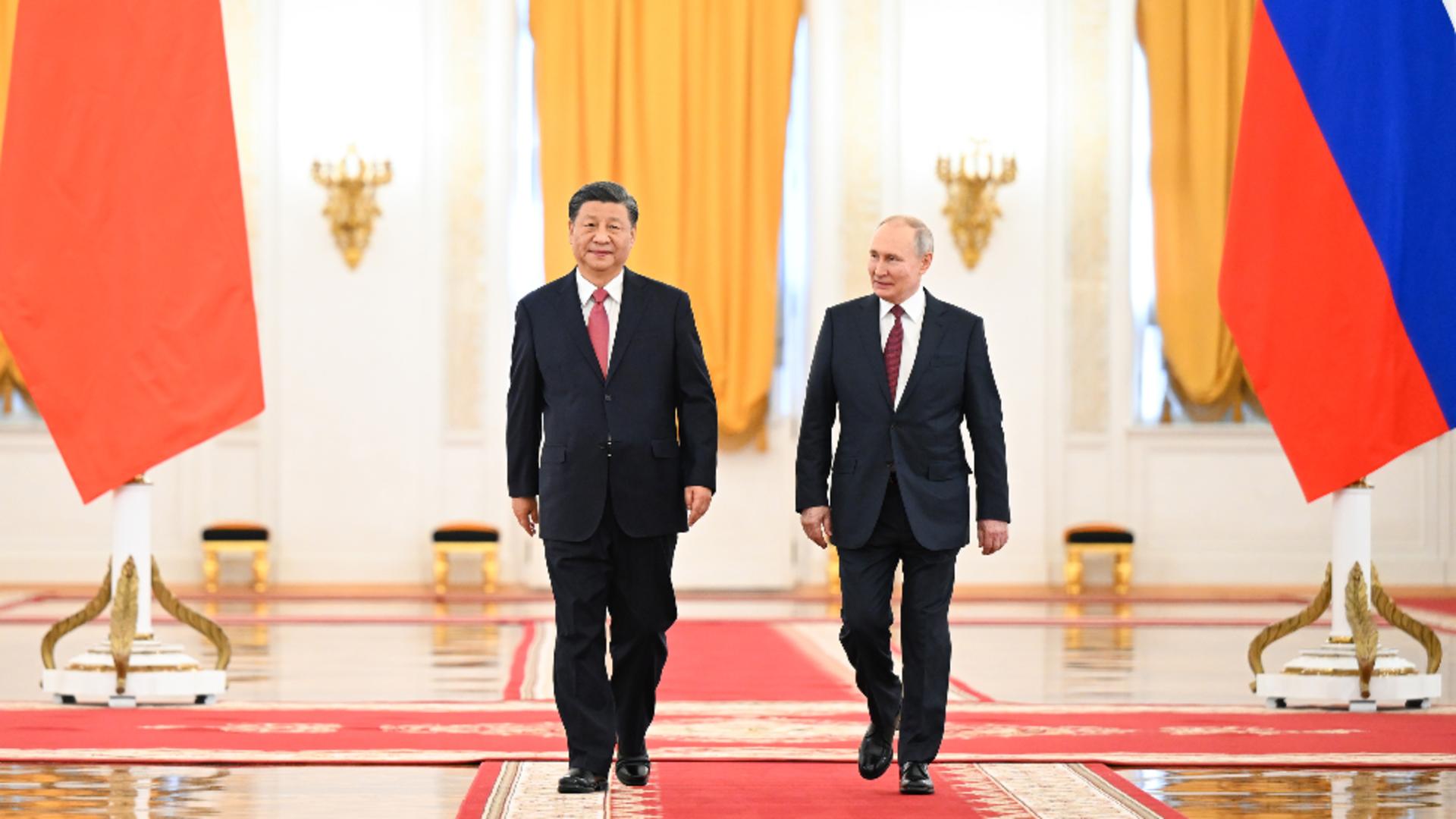 Xi Jinping și Vladimir Putin / Foto: Profi Media