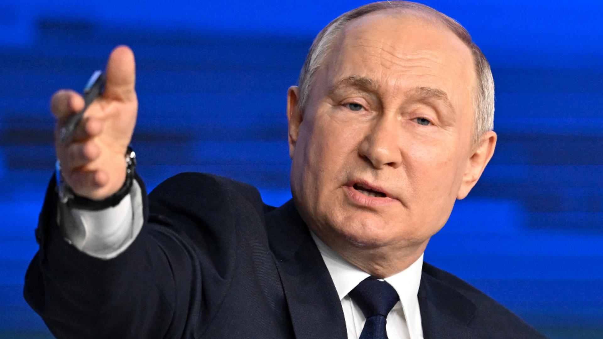 Vladimir Putin a lansat scenariul implicării Ucrainei/ Foto: Profi Media