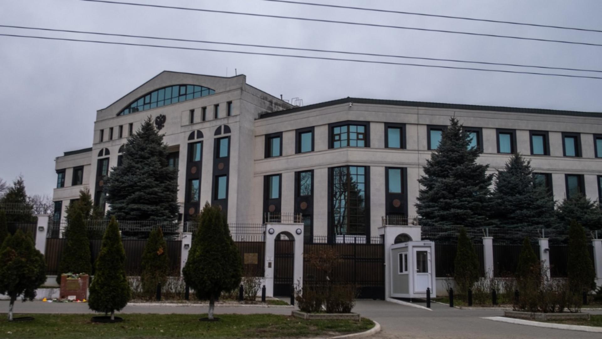 Ambasada Rusiei in Chișinău. Foto: Profimedia