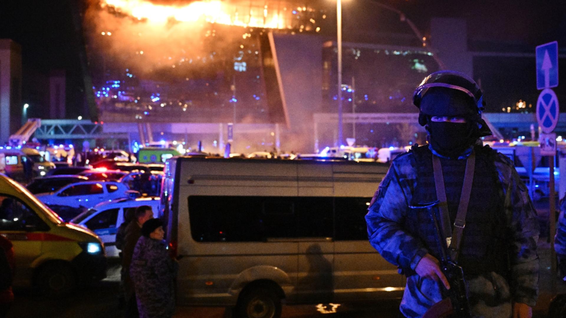 Criză la Moscova, după masacrul de la mall / Foto: Profi Media