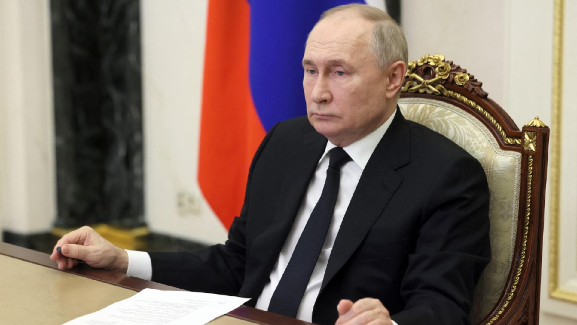 Vladimir Putin: Atentatul de la Moscova a fost comis de “islamişti radicali” care au încercat să fugă în Ucraina: „Naziştii, se ştie, nu au evitat niciodată să folosească cele mai murdare metode”