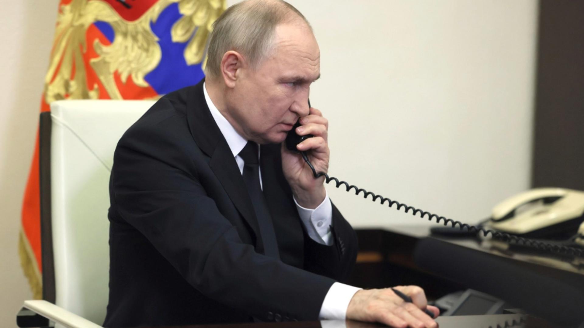 Atacul de la Moscova. Putin a vorbit cu mai mulți lideri, printre care și cel al Tadjikistanului, de unde ar fi de origine unul dintre teroriști