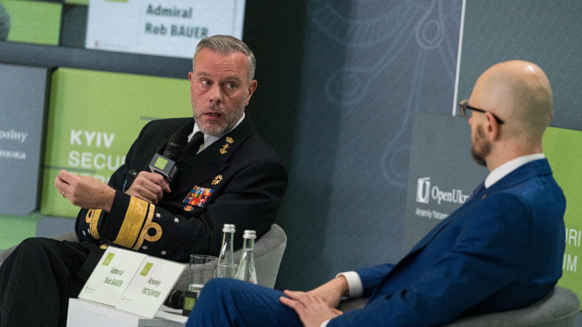 Amiralul Rob Bauer este șeful Comitetului militar al NATO. Foto/Profimedia