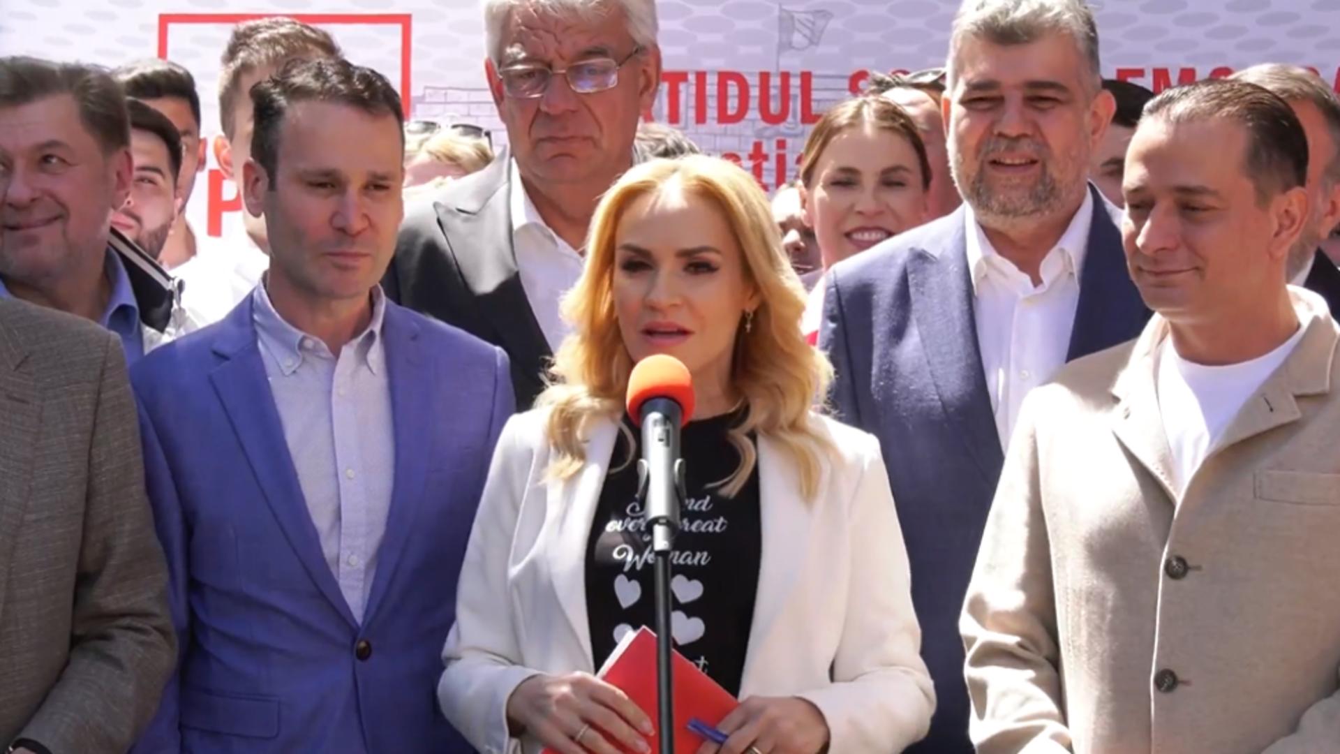 Gabriela Firea, despre negocierile cu Piedone pentru ca acesta să-și retragă candidatura la Capitală: Am telefonul deschis