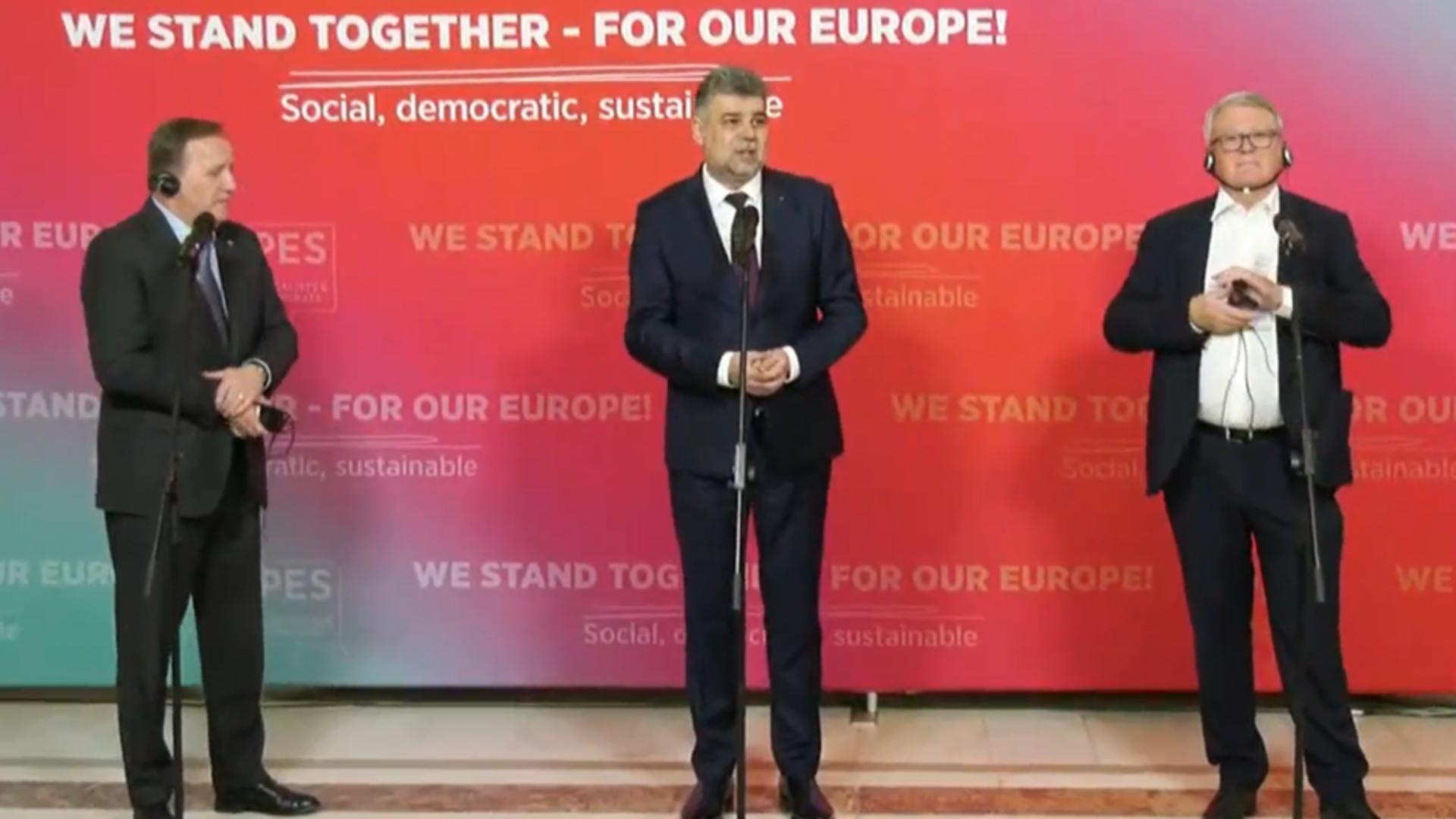 Marcel Ciolacu s-a adresat liderilor social-democrati din Europa