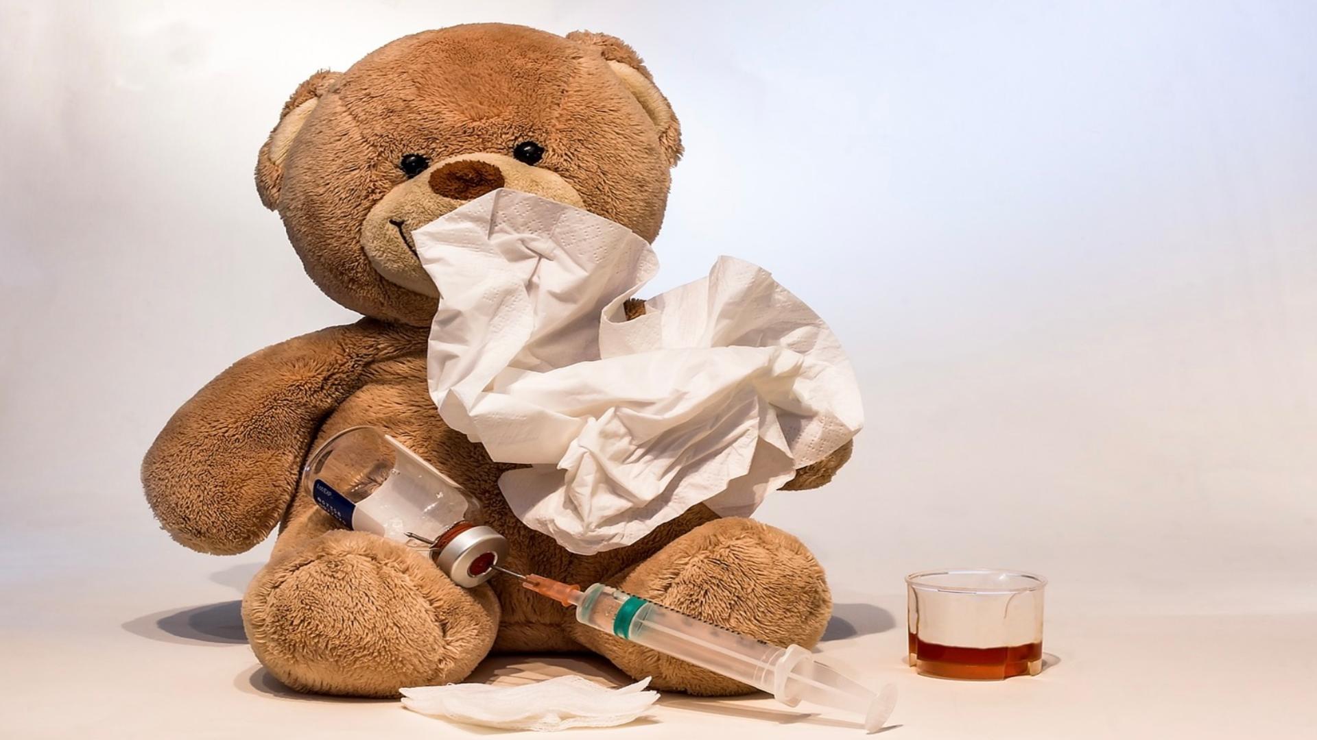 Val de infecții respiratorii și scarlatină, în spitalele de copii: sute de pacienți zilnic