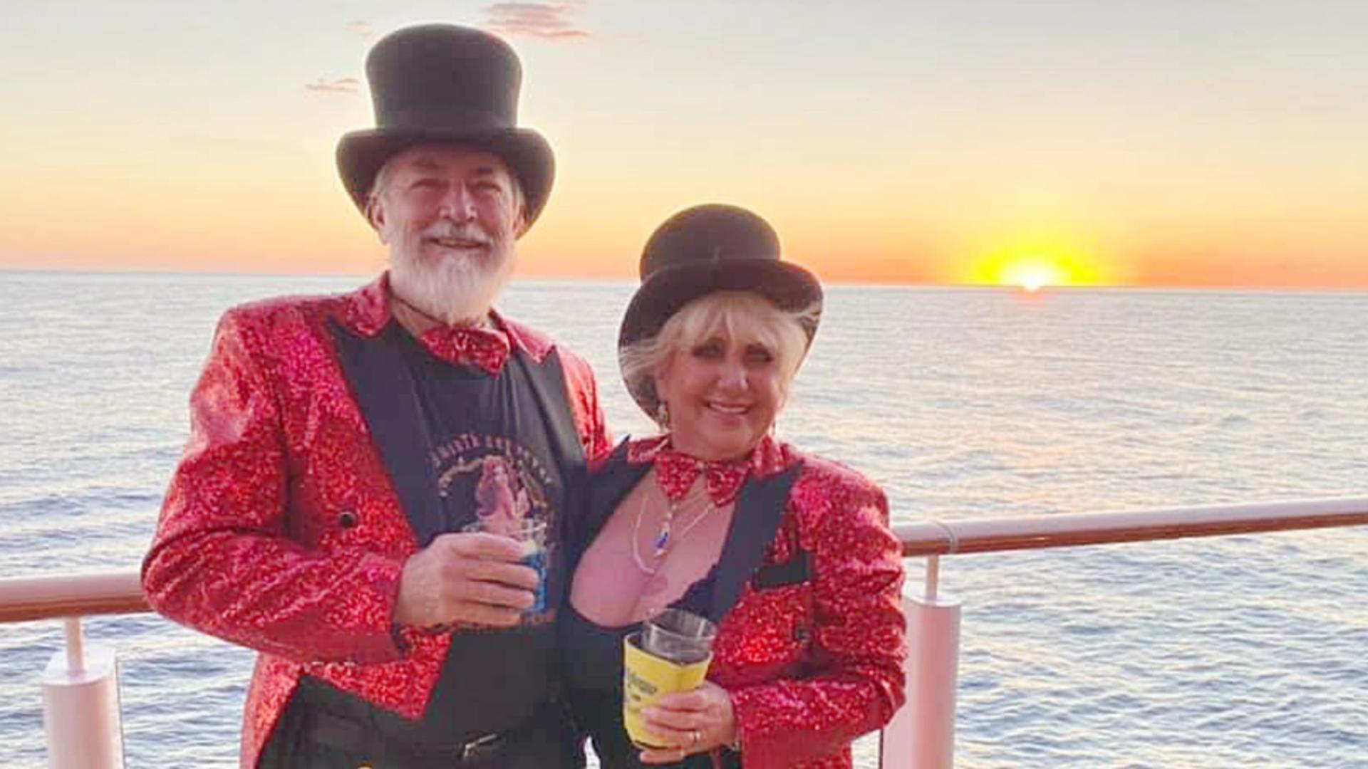 Un cuplu a ales să trăiască permanent pe vase de croazieră. Foto: SkyNews
