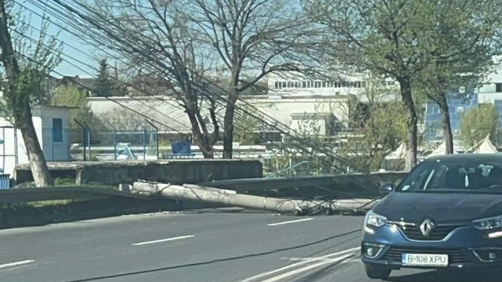 Cod de vânt în România: Acoperișuri smulse și copaci căzuți peste mașini. Vremea extremă a făcut prăpăd