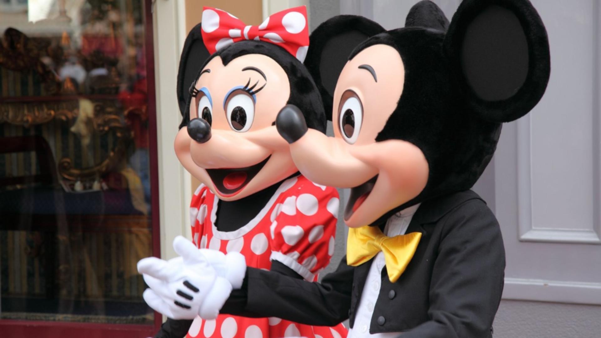 Român costumat în Mickey Mouse, prins la furat în Italia. Foto: Profimedia