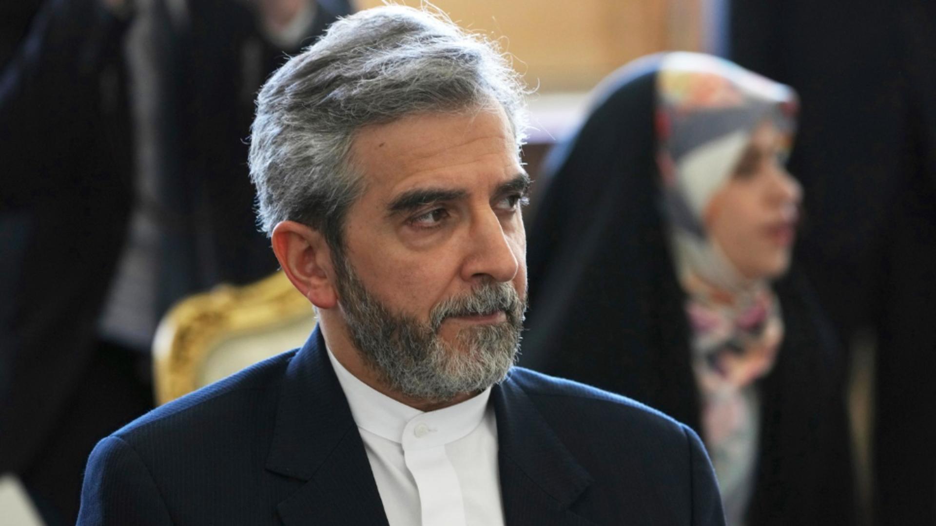 Negociatorul şef al Iranului în domeniul nuclear, Ali Bagheri Kani. Foto: Profimedia