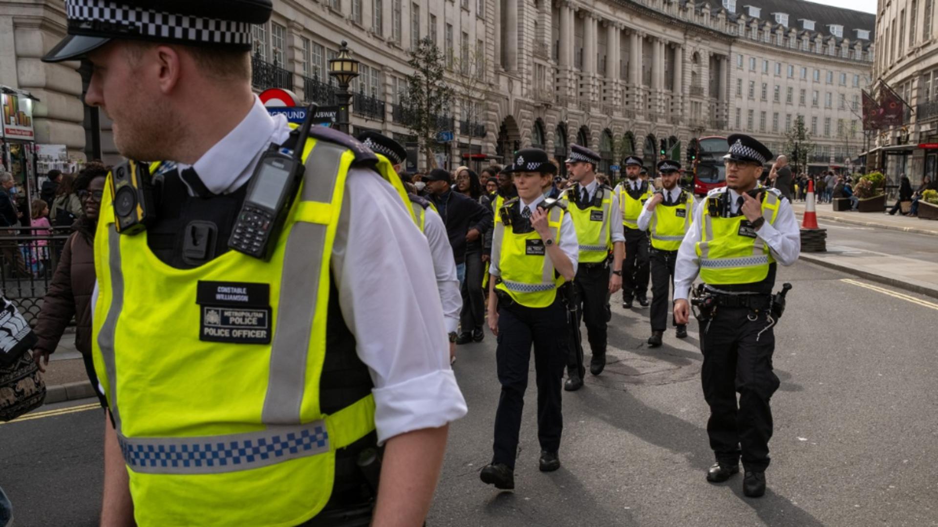 Poliția dinMarea Britanie. Foto: Profimedia