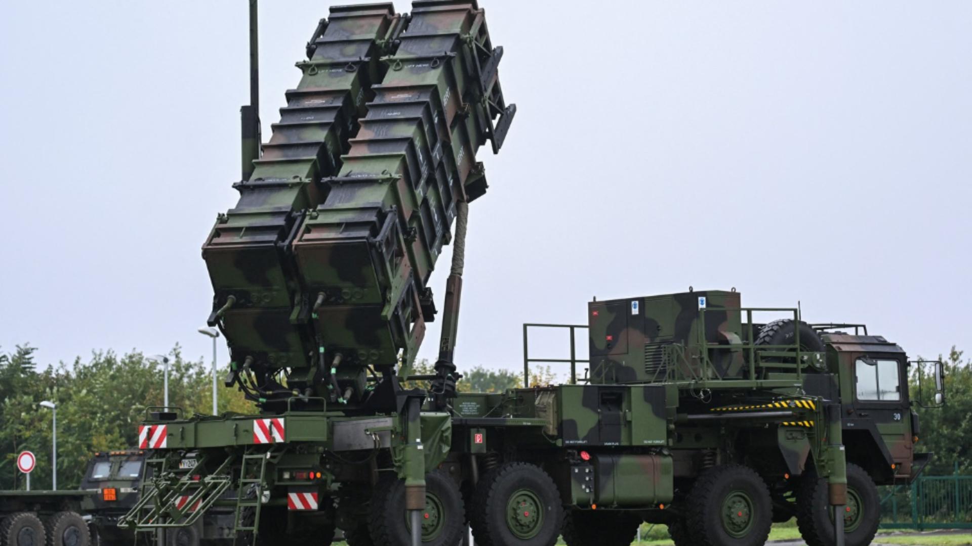 Germania va furniza Kievului un sistem de apărare antiaeriană Patriot suplimentar. Foto: Profimedia