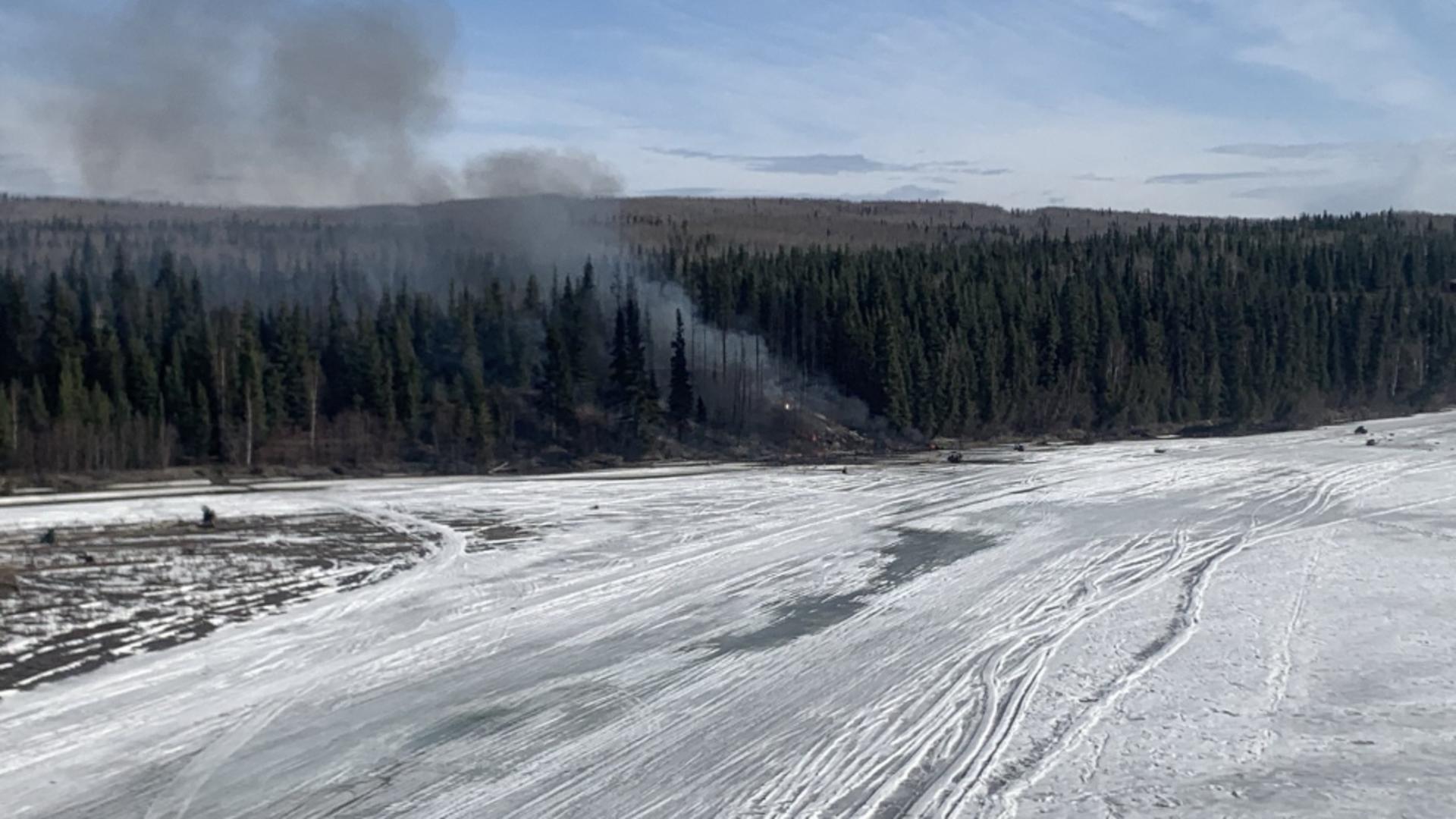 Avion prăbușit în Alaska: nu există supraviețuitori. După impact, aparatul a luat foc – FOTO