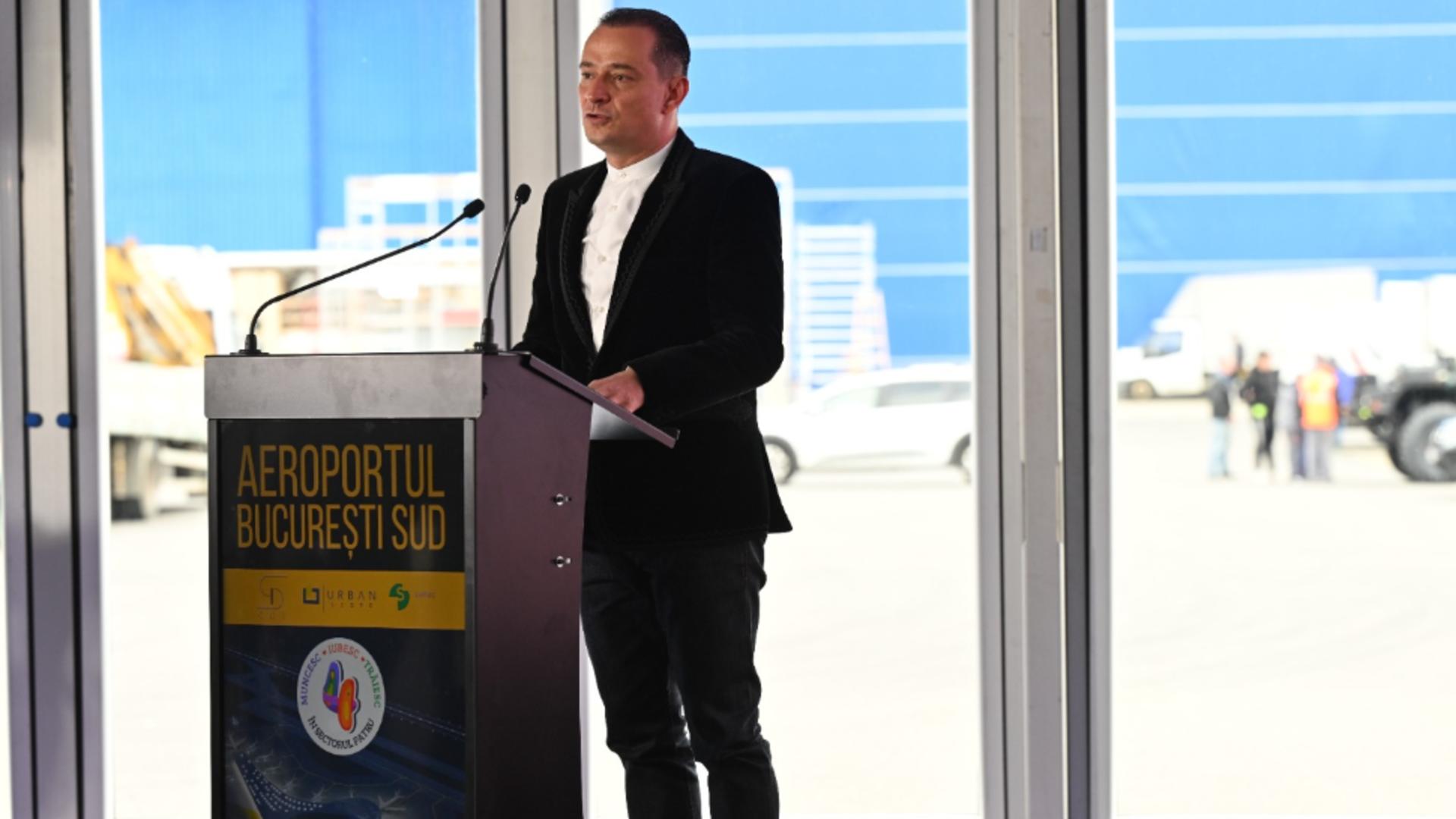 Aeroportul București-Sud, noua poartă de acces către Europa, va deservi peste 11 milioane de pasageri și va permite transportul a minimum 30.000 de tone de mărfuri în fiecare an