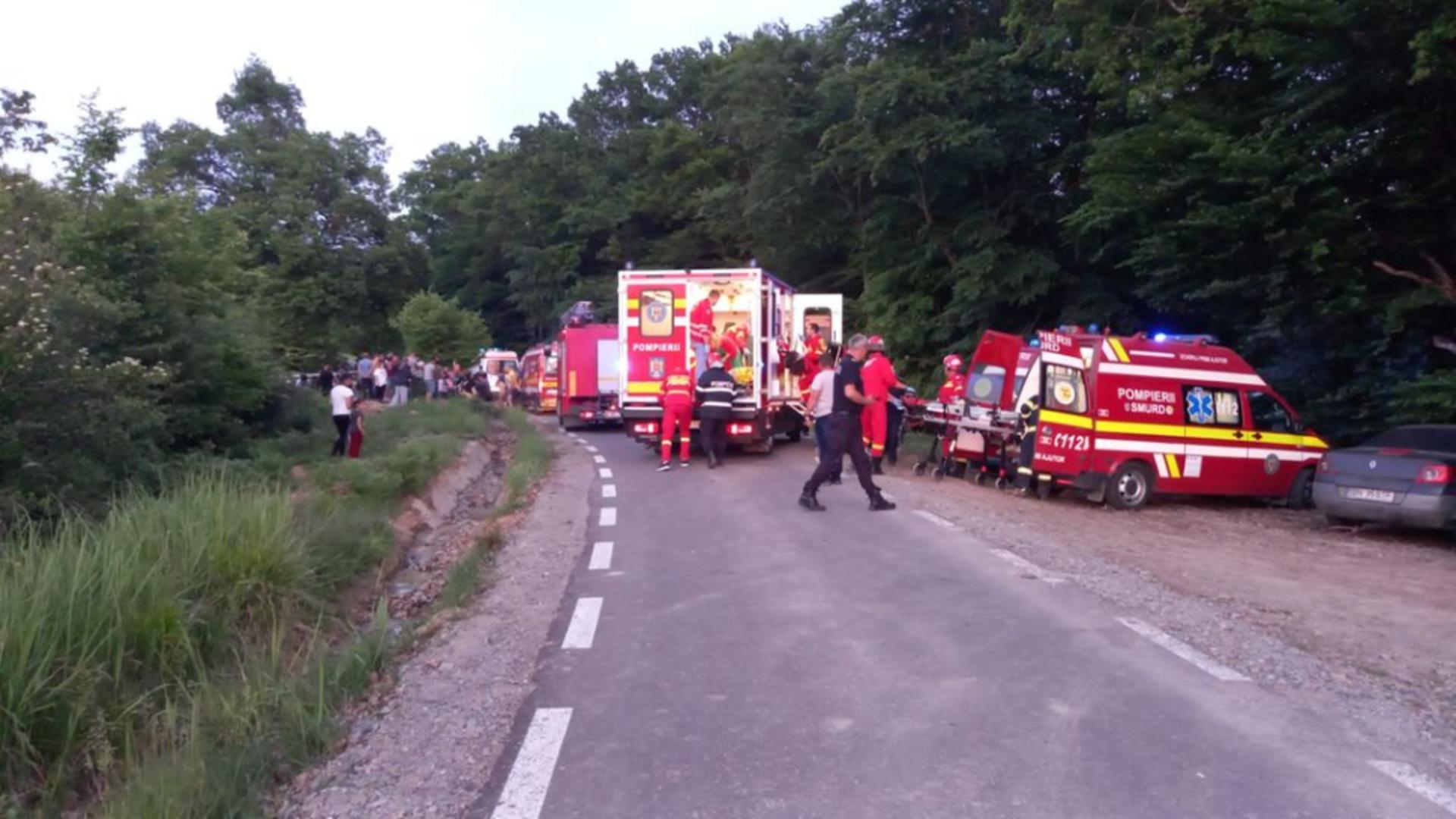 Un alt tânăr este în stare gravă la spital (foto: ISU Bistrița/timponline)