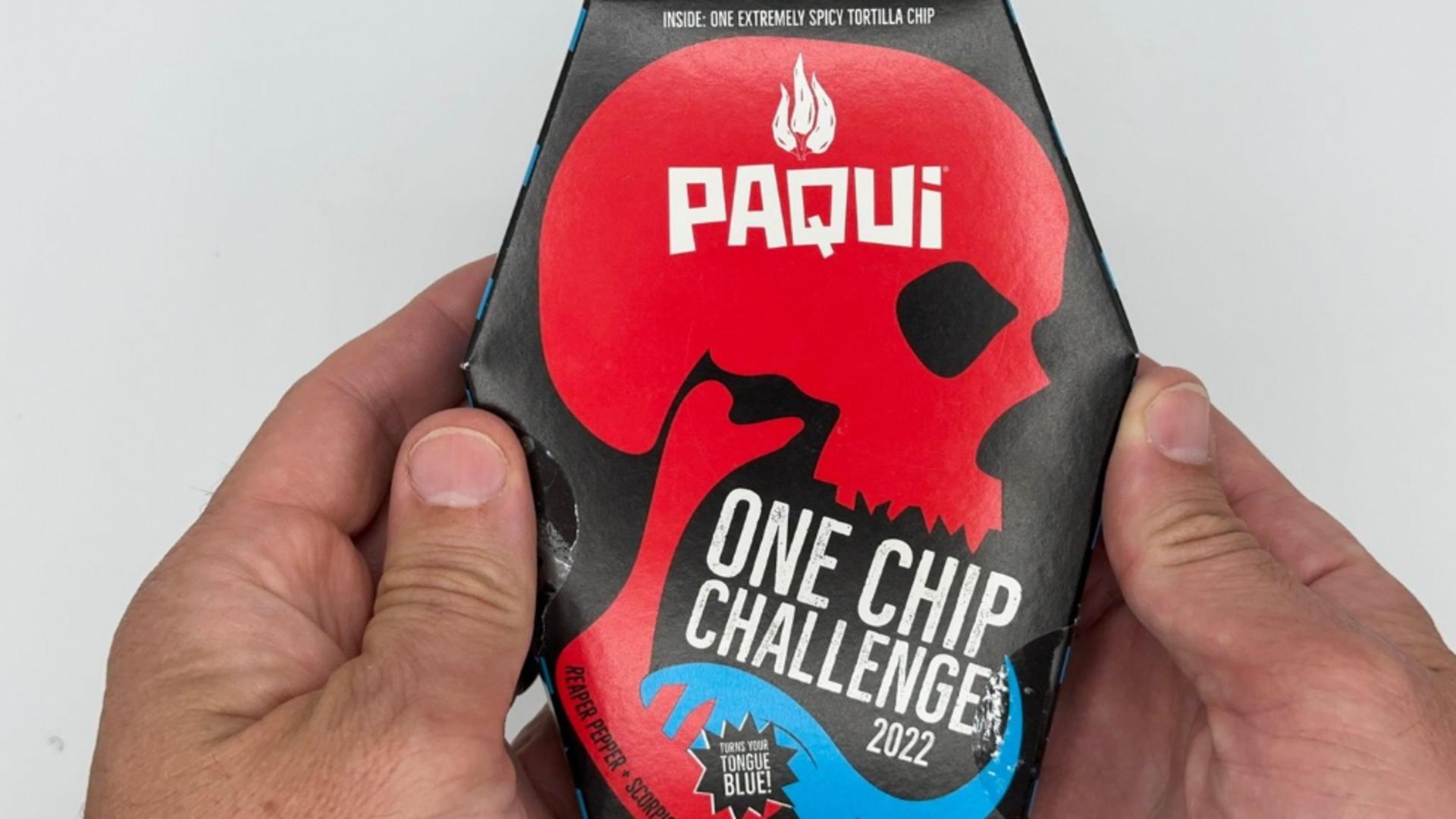 Chipsul Paqui - destinat „plăcerii răzbunătoare a căldurii și durerii intense”. Foto/Profimedia