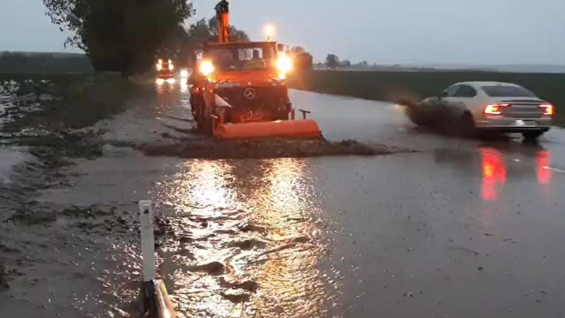 Întreaga regiune a Moldovei este sub atenţionare Cod galben de precipitaţii abundente. Foto/DRDP Iași