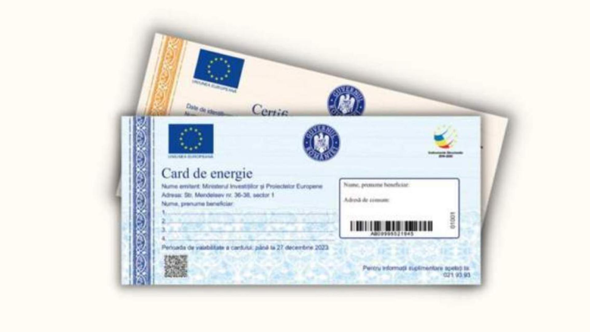 Pe ce dată expiră cardurile de energie. Informații pentru românii care vor să scoată banii de pe ele