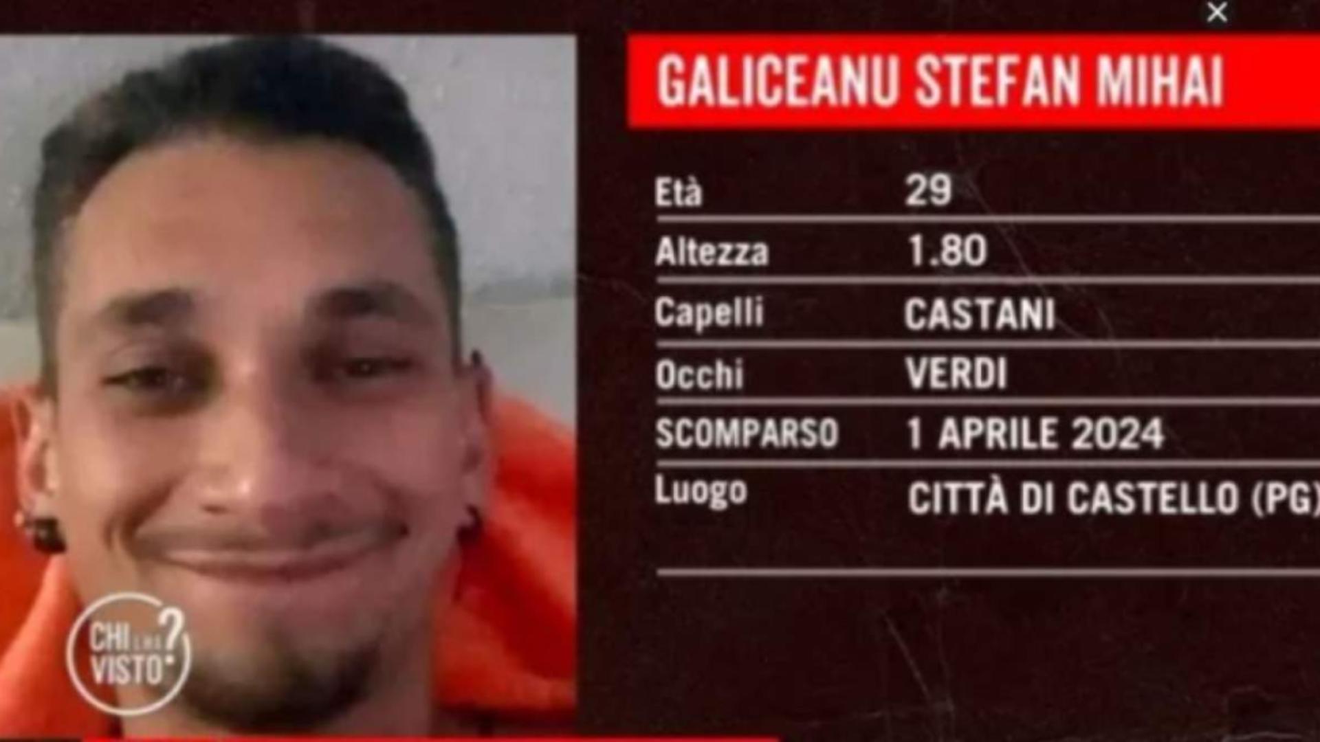 Ștefan Mihai are 29 de ani și a fost dat dispărut. Românul locuia în Italia