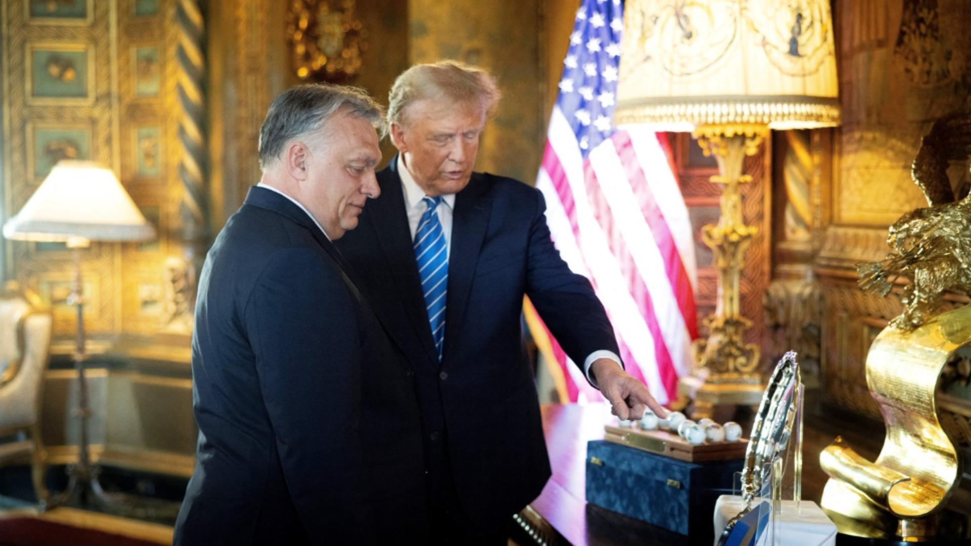 Orban și Trump nu și-au ascuns admirația reciprocă (Profimedia)