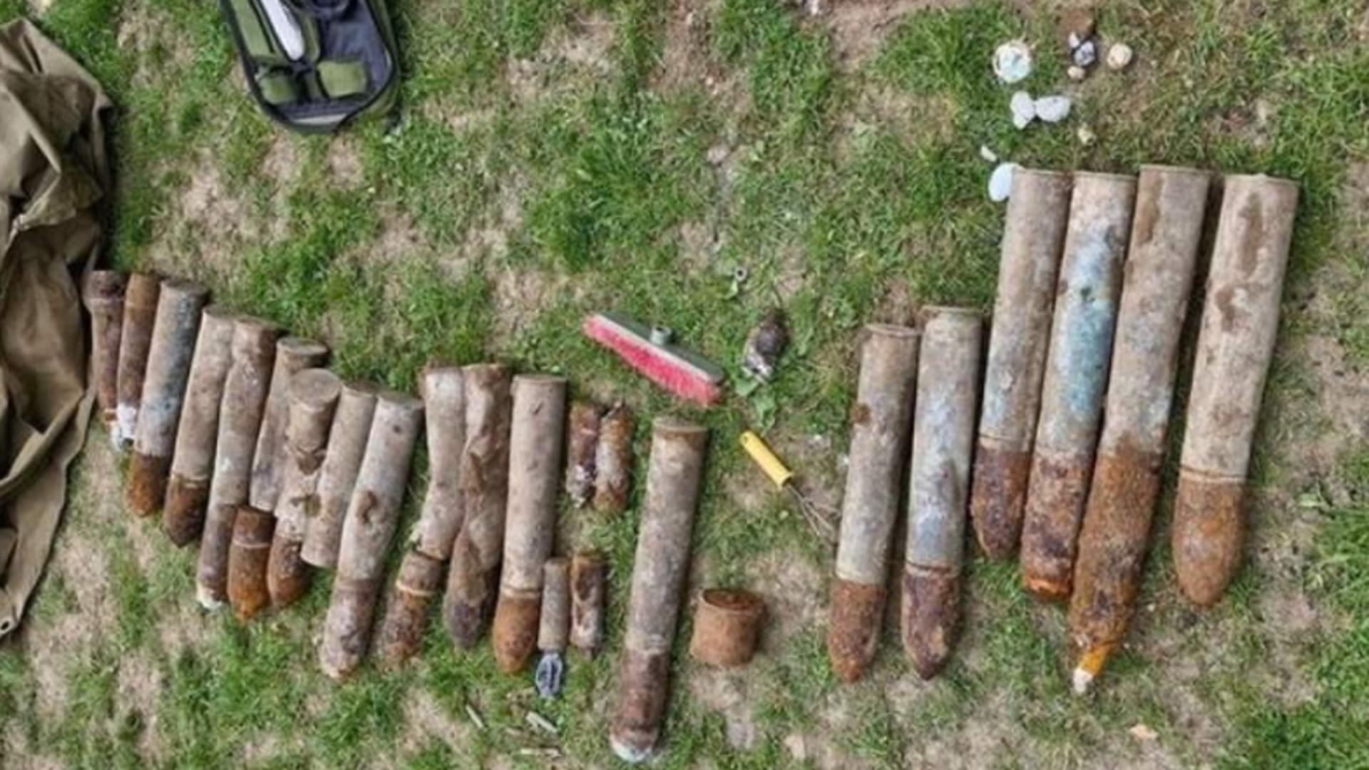 Depozit cu muniţie din Al Doilea Război Mondial, descoperit în curtea unei școli din Iași