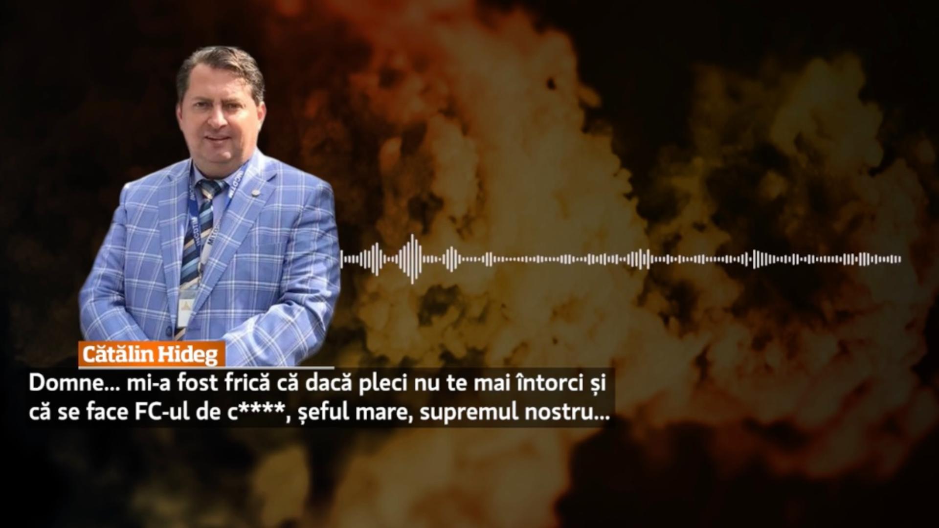 Denunțătorul lui  Florian Coldea, înregistrarea prin care îl demască: “Șeful mare, supremul nostru” – VIDEO