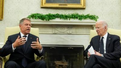 Klaus Iohannis și Joe Biden. Foto: Profimedia