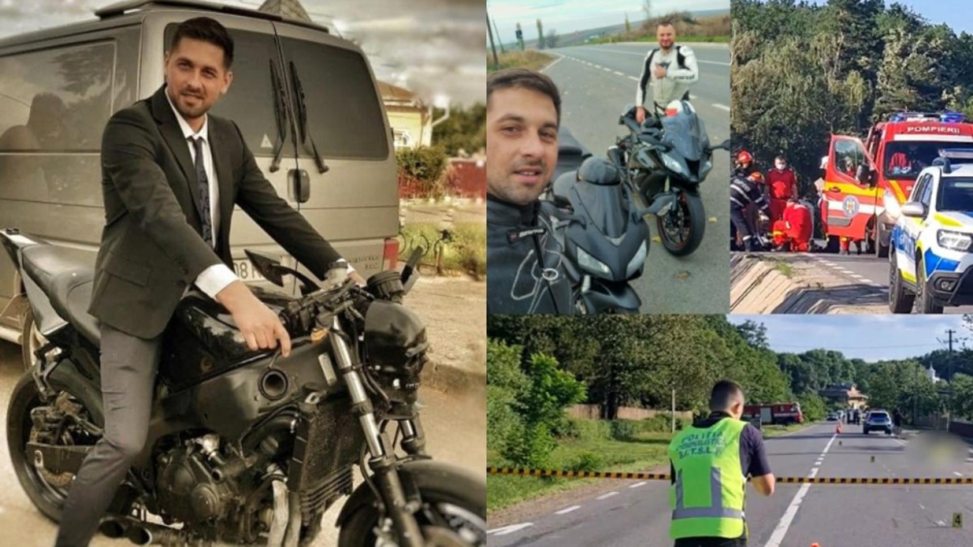 Lacrimi de durere pentru Andrei, motociclistul de 35 de ani, mort în Botoșani: „Nedrept că l-ai luat atât de devreme”