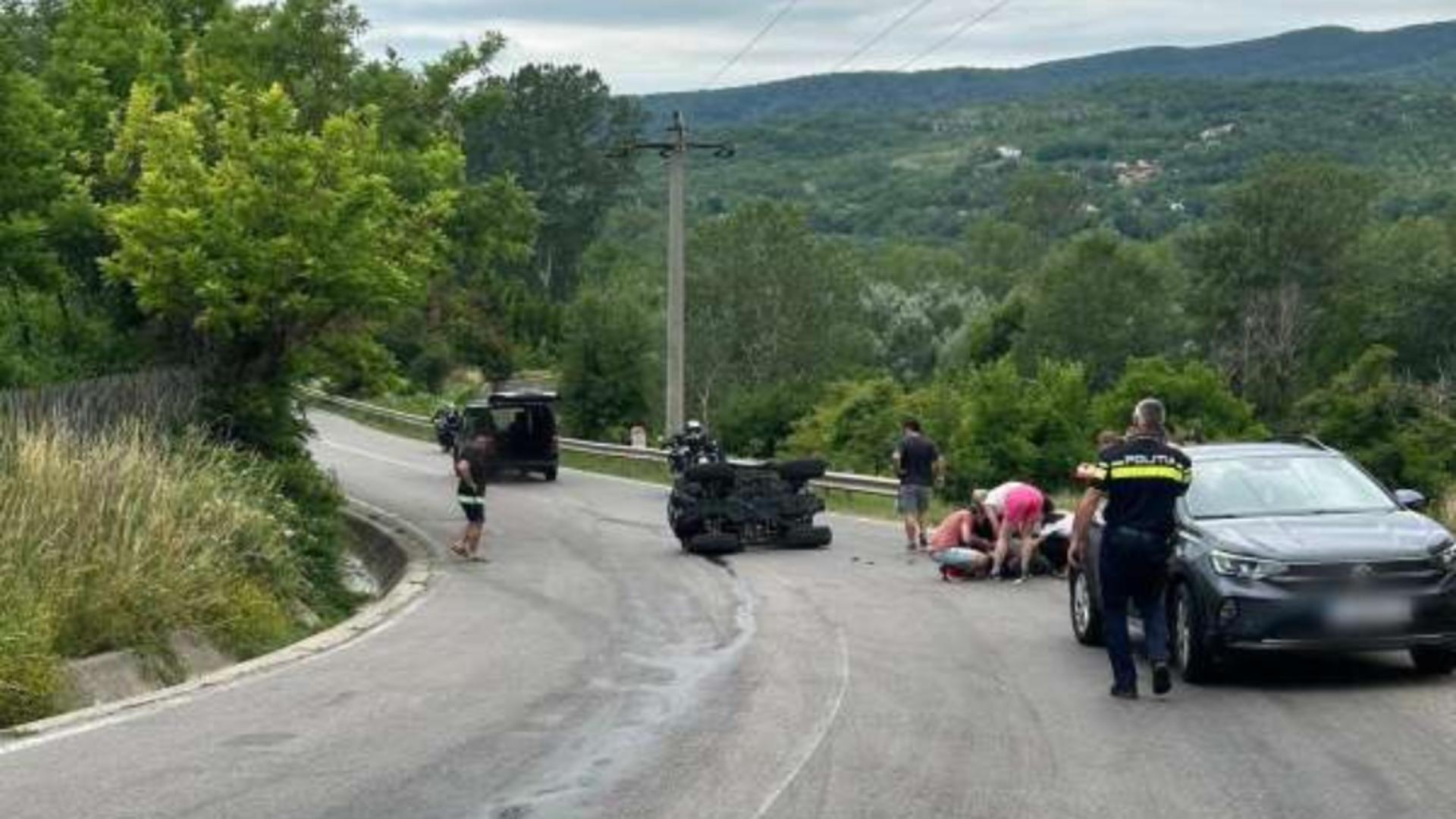 Accident grav în Măgura Buzău, cu 3 autovehicule implicate
