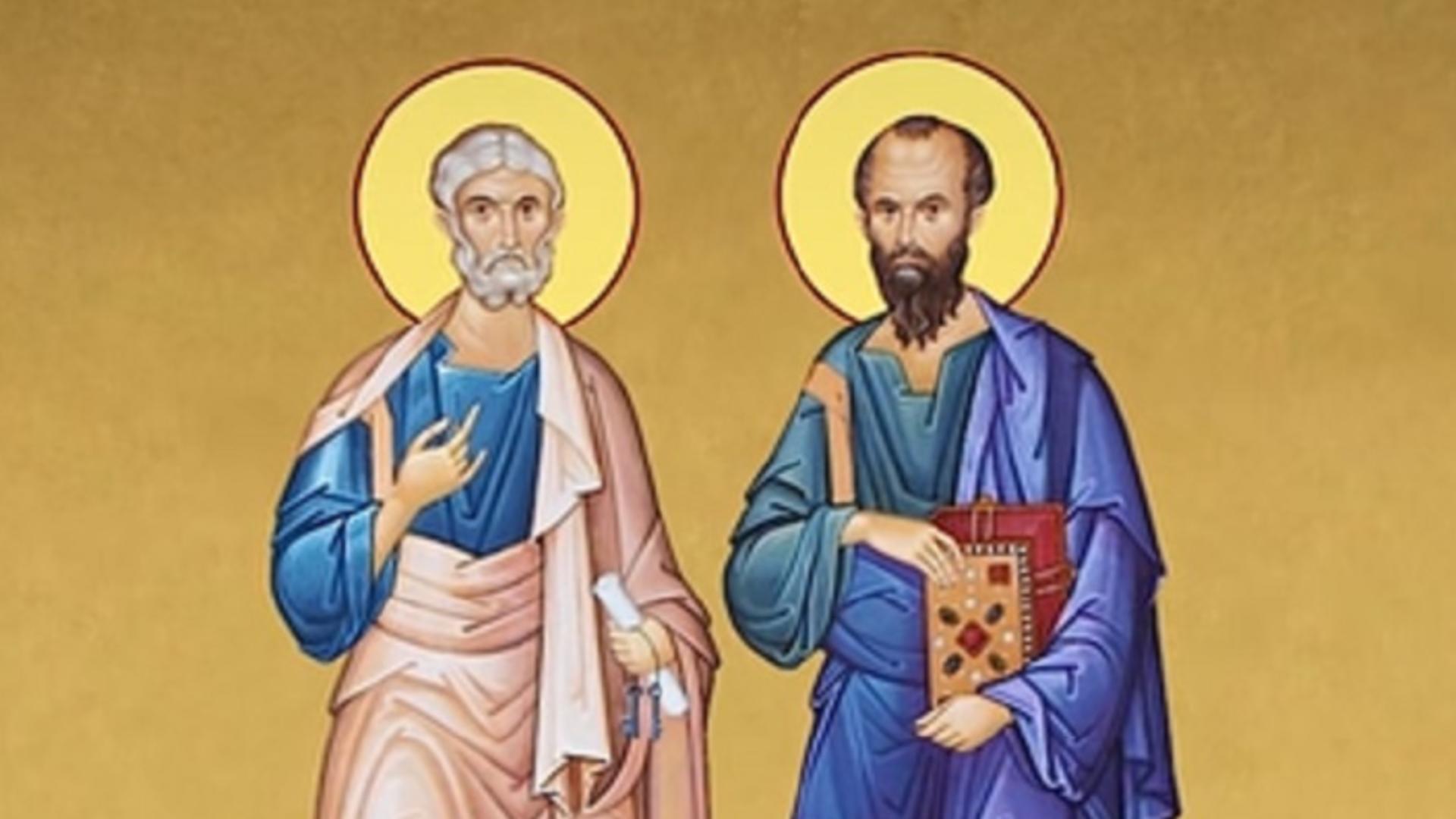 Sfintii Petru si Pavel, zi cu însemnătate deosebită pentru credincioși