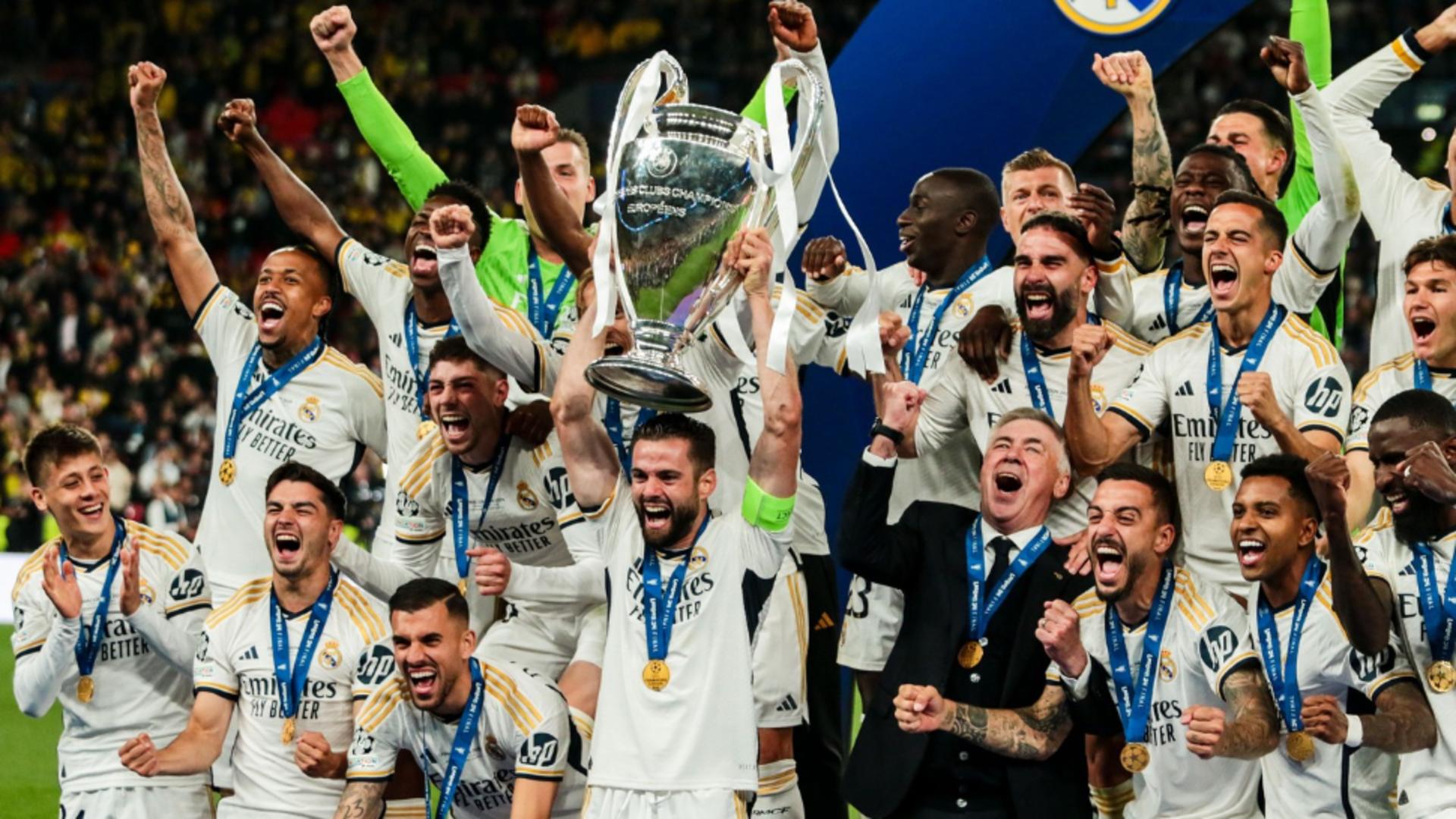 Real Madrid a ajuns la a 15-lea trofeu de Liga Campionilor. Foto/Profimedia