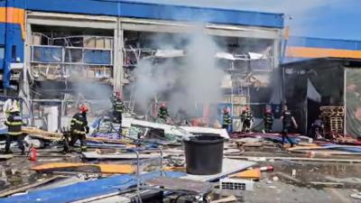 După explozie, locul arăta ca și cum clădirea ar fi fost lovită de o bombă 