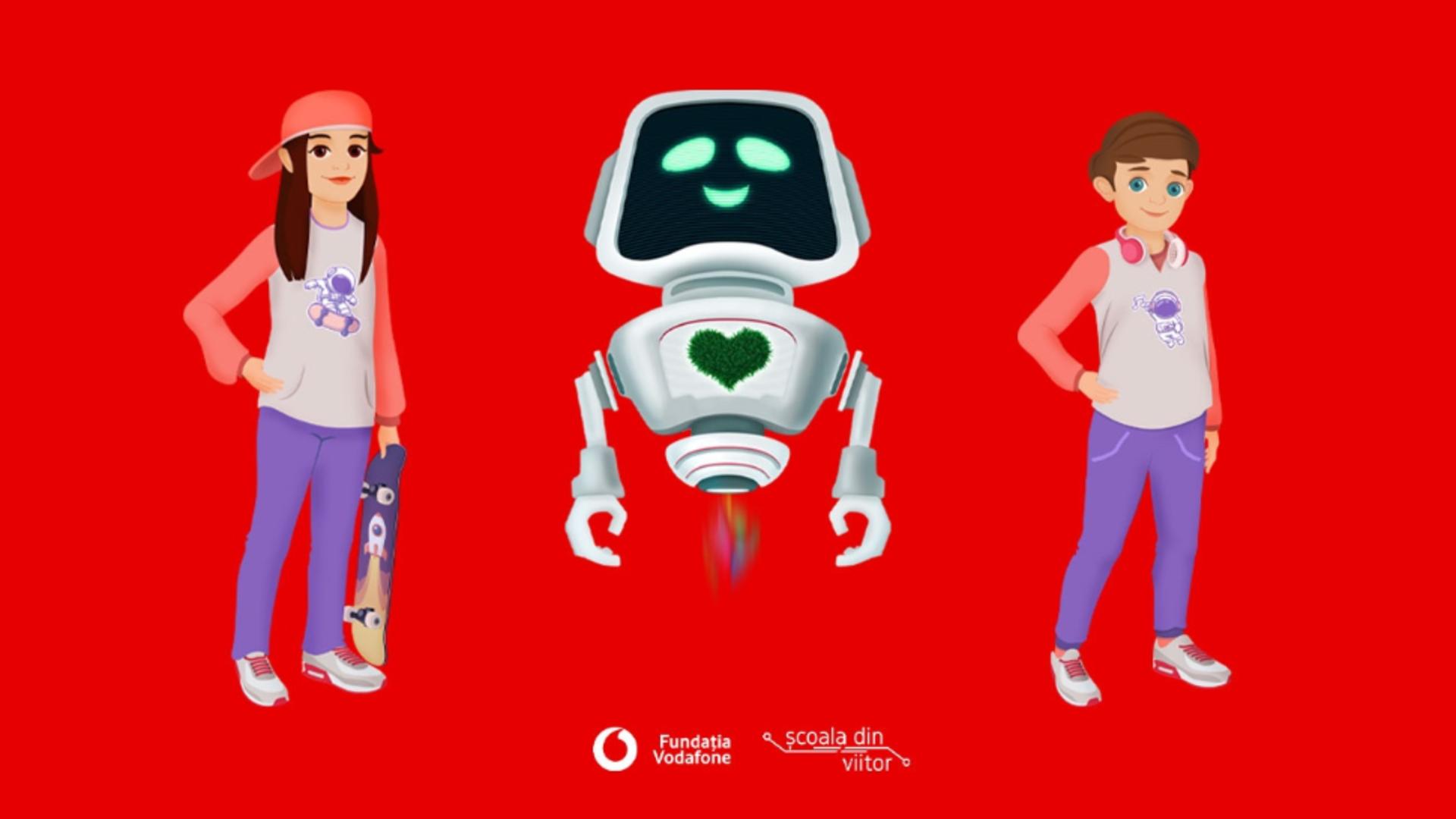 Fundația Vodafone oferă gratuit 48 de lecții digitale despre mediu, inteligență digitală, robotică și meseriile viitorului