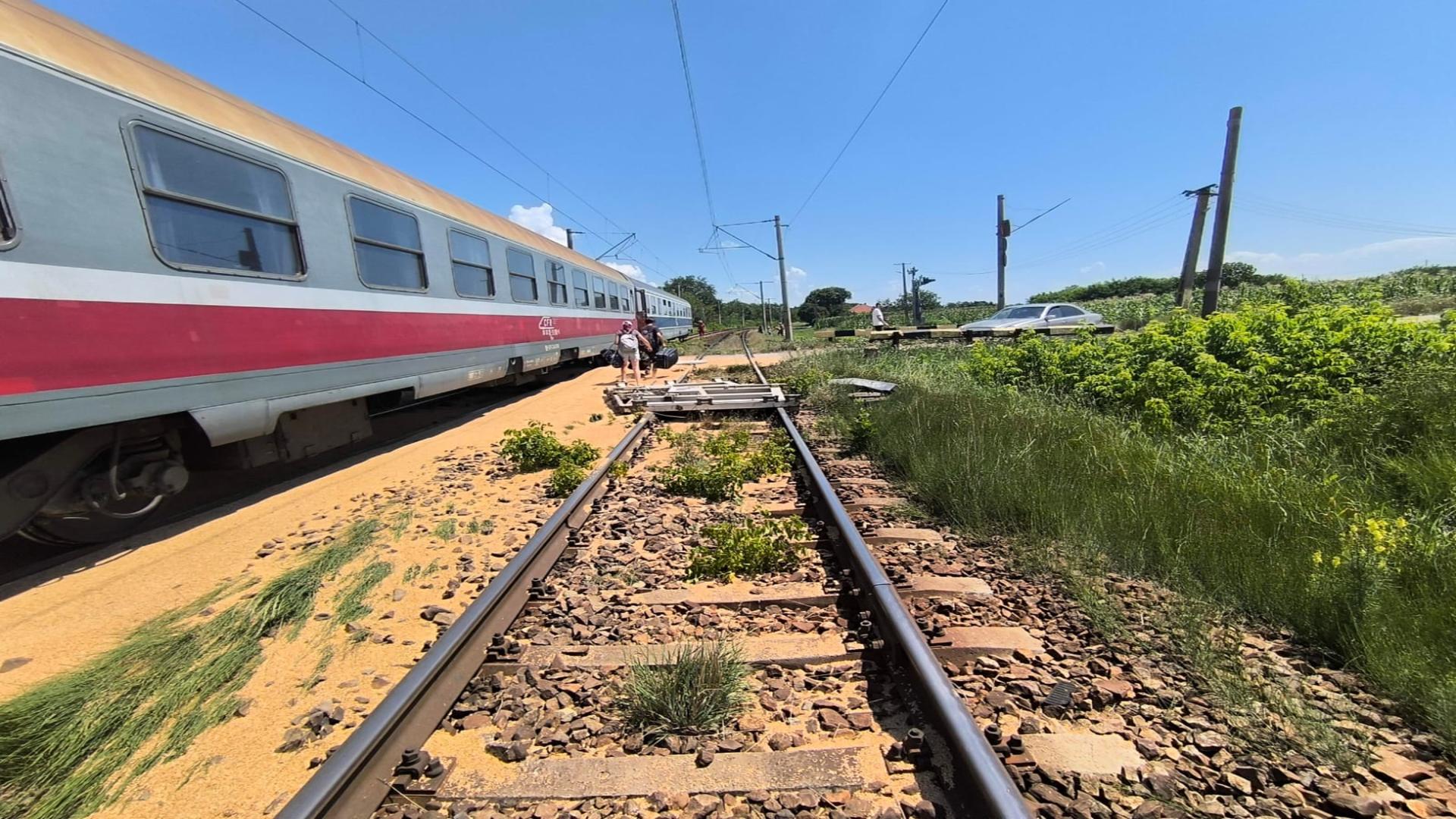 Accident rutier între Târgu Frumos și Ruginoasa / Sursa foto - CFR