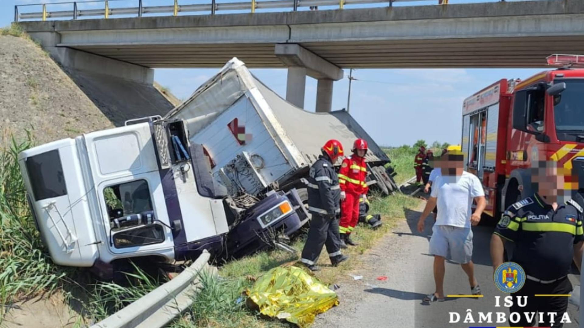 Pe sensul de mers al accidentului s-au format cozi kilometrice